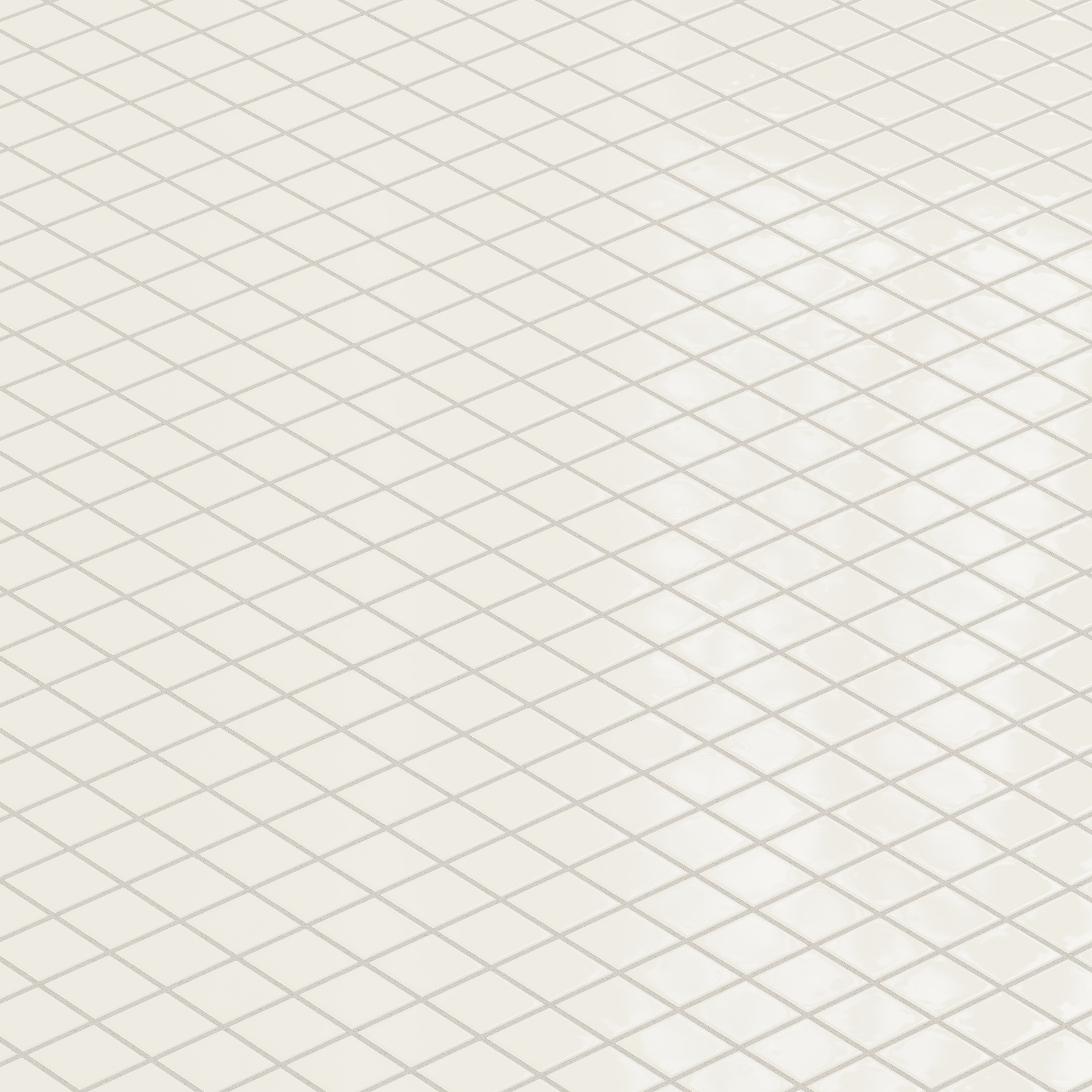 2x2 Straight Set Sheeted Natural Press Ceramic Mosaic Tile in Salt Creek Gloss