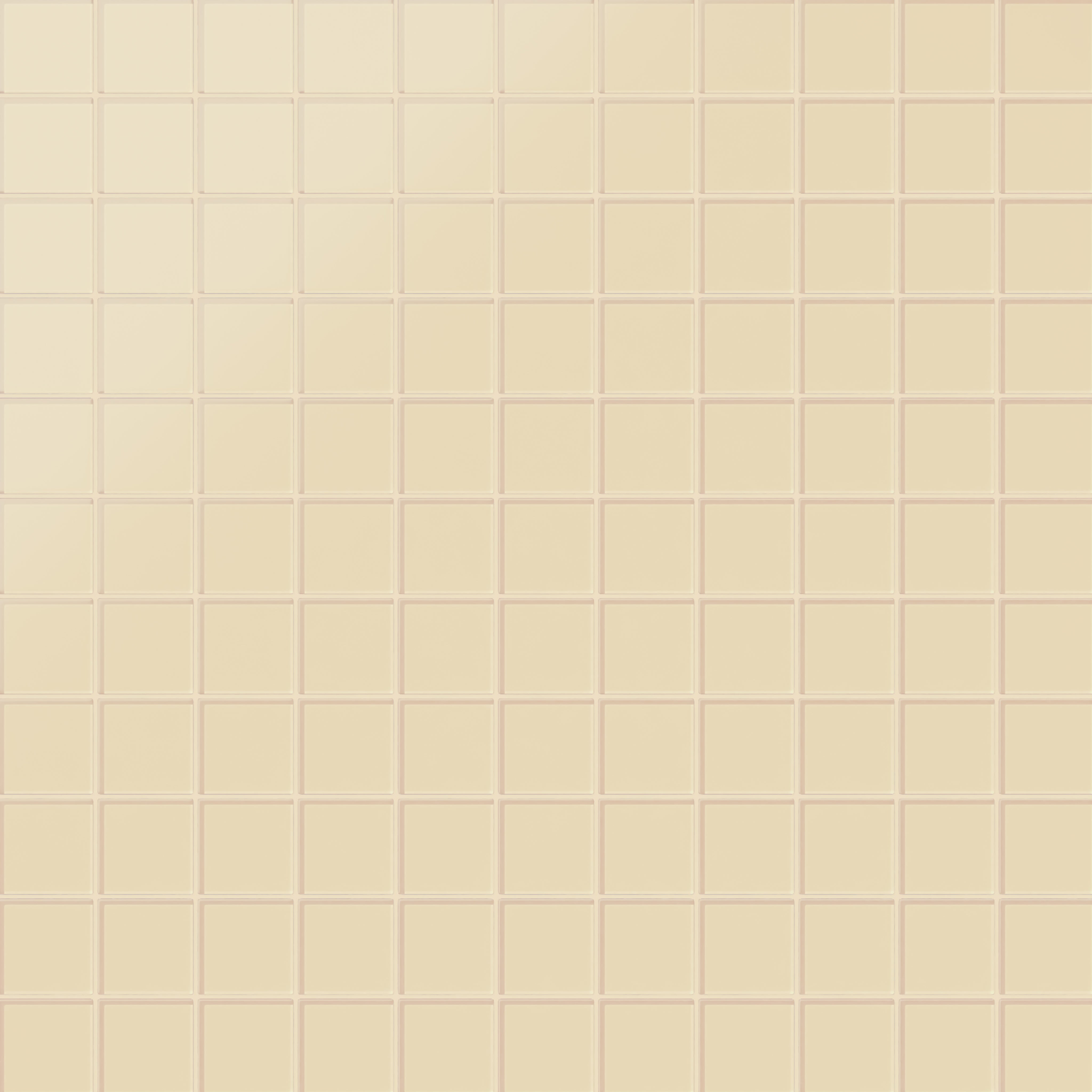 3x3 Straight Set Sheeted Glass Mosaic Tile in Chickadee Matte