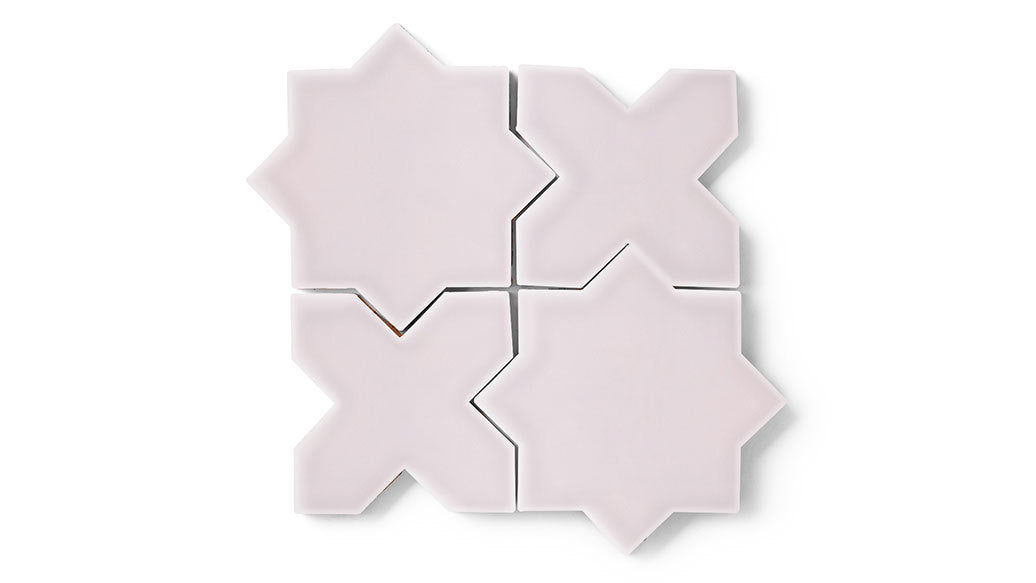 Star & Cross Original Ceramic Tile in Evening Glow Gloss
