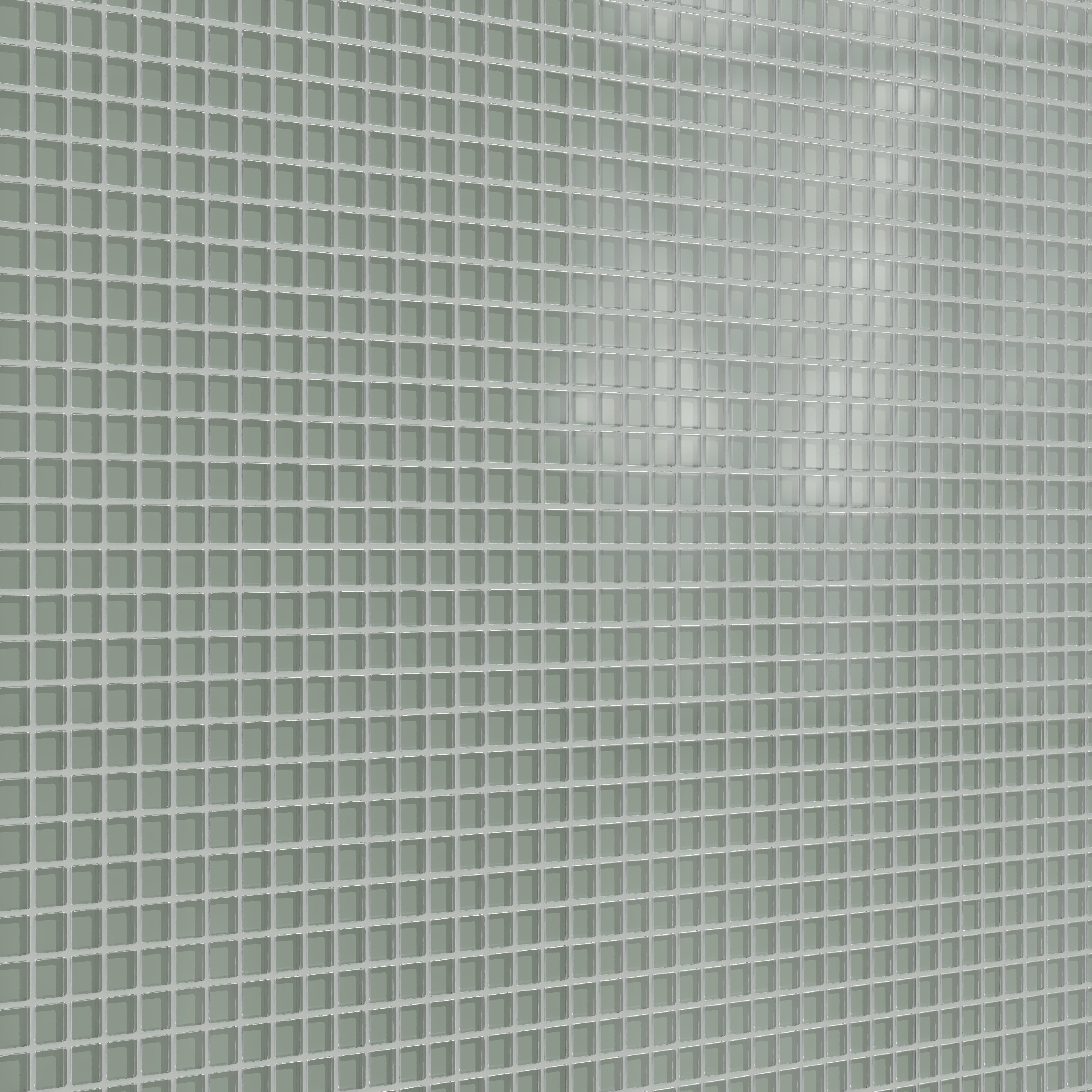 1x1 Straight Set Sheeted Glass Mosaic Tile in Hummingbird Matte