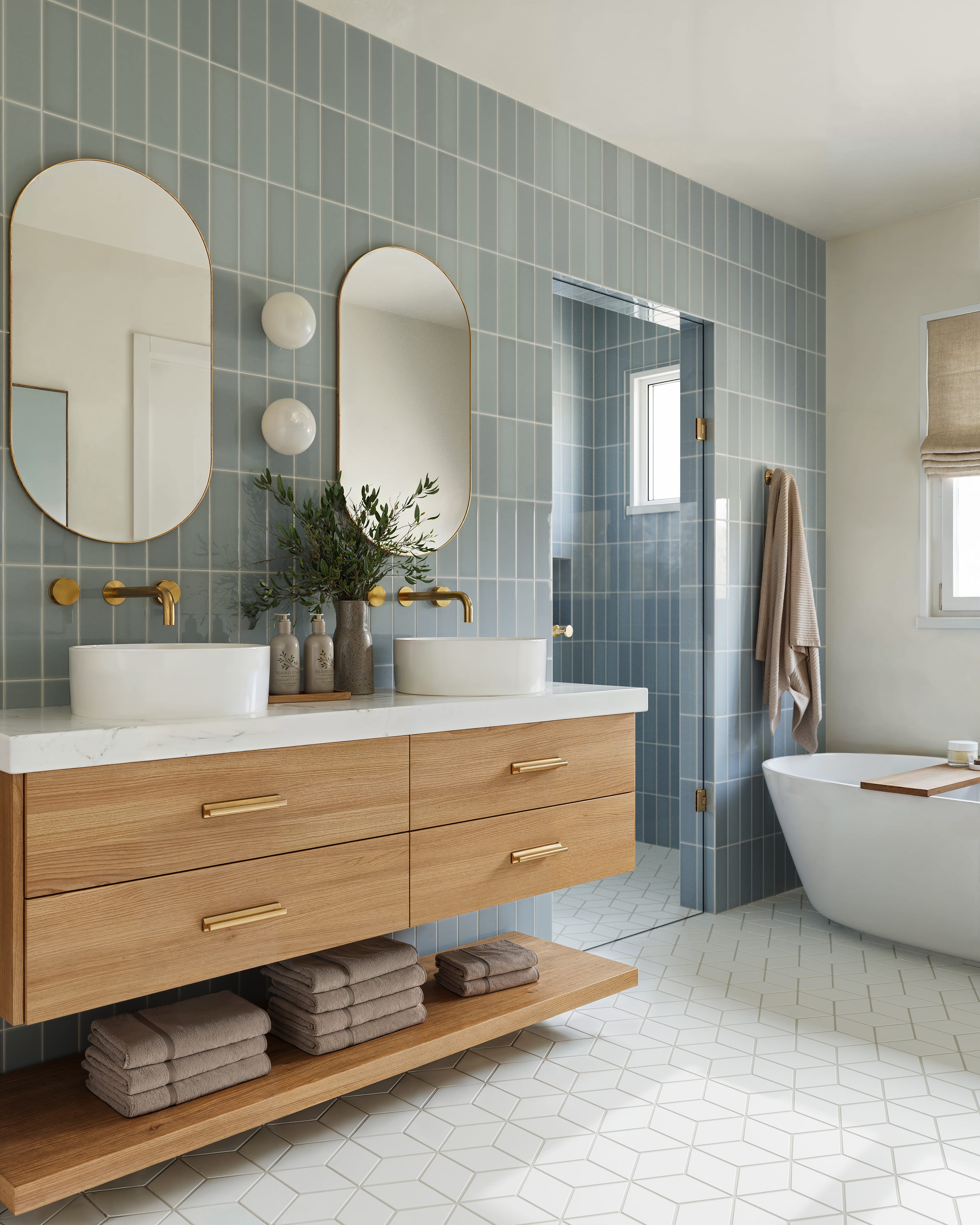 Large Diamond Original Ceramic Tile in Frost Matte