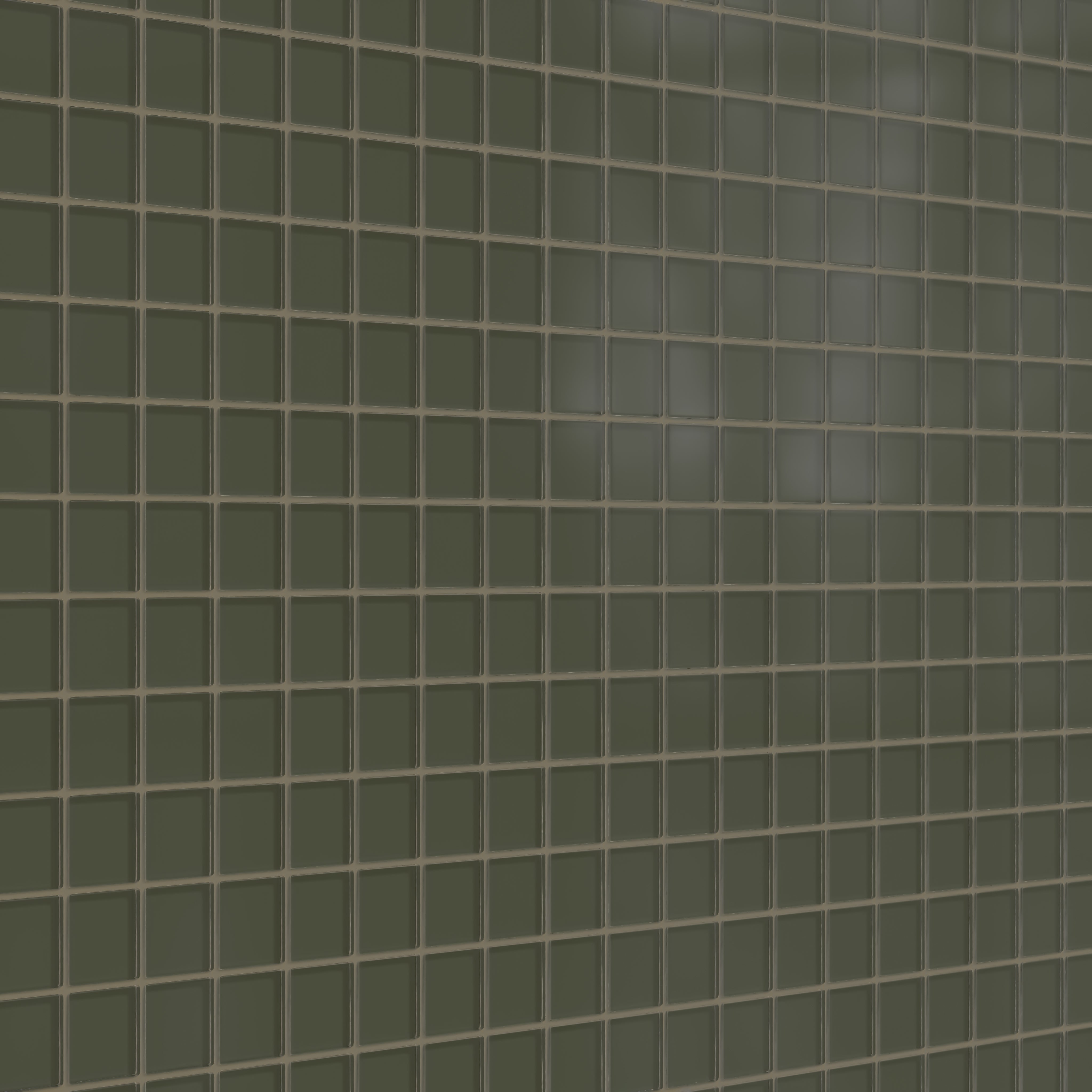 2x2 Straight Set Sheeted Glass Mosaic Tile in Roadrunner Matte