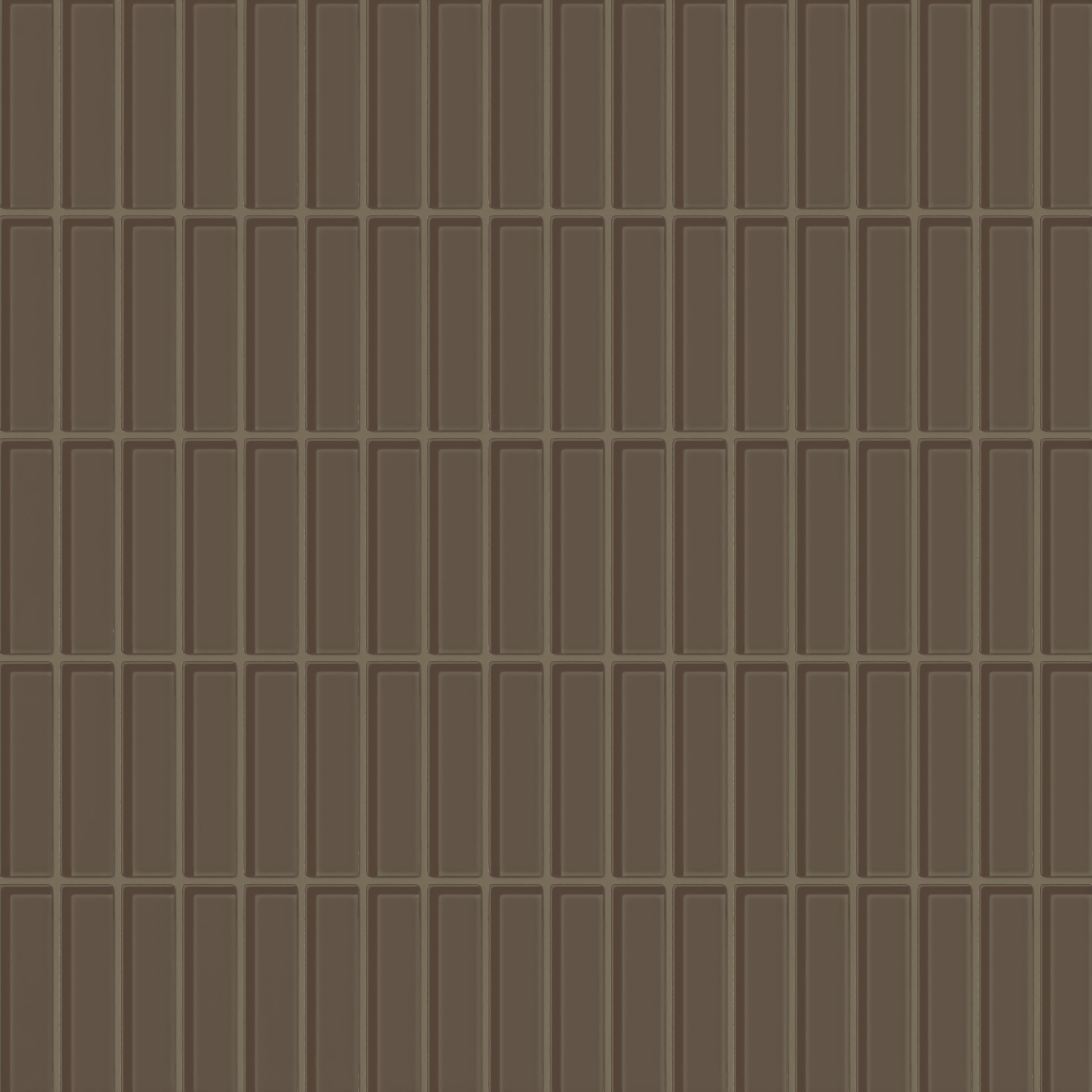 1x4 Straight Set Sheeted Glass Mosaic Tile in Albatross Gloss