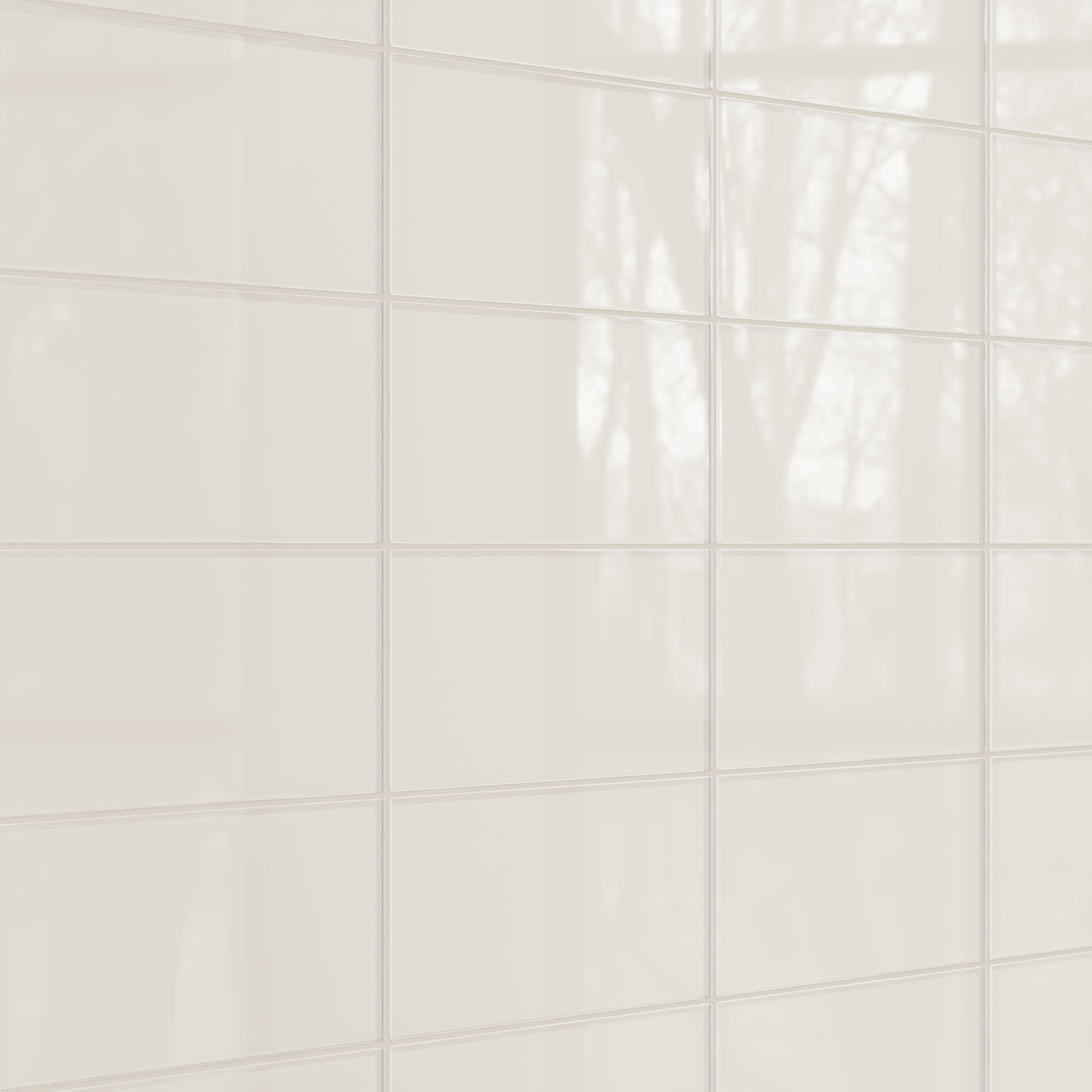 6x12 Glass Tile in Dove Gloss