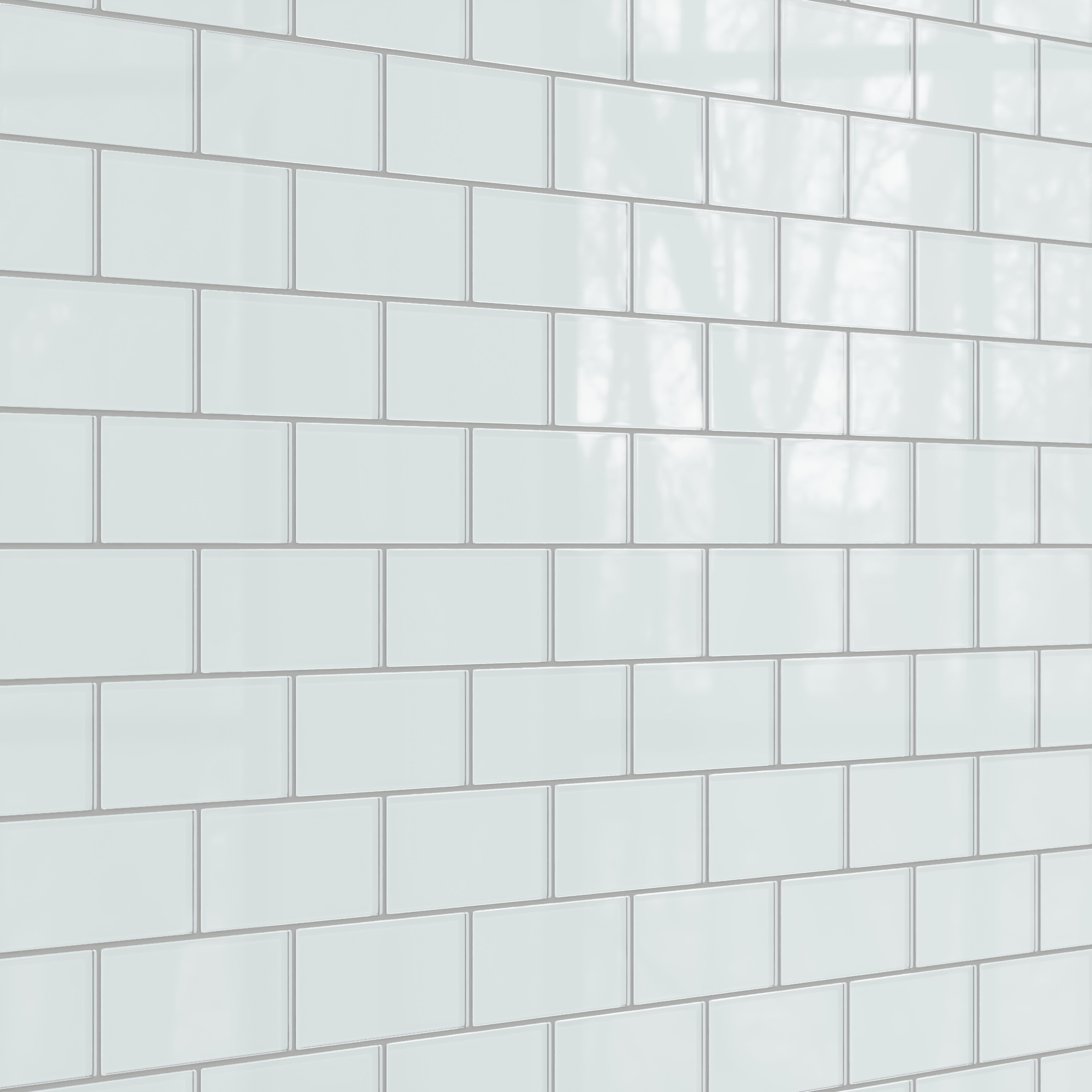 3x6 Glass Tile in Warbler Gloss