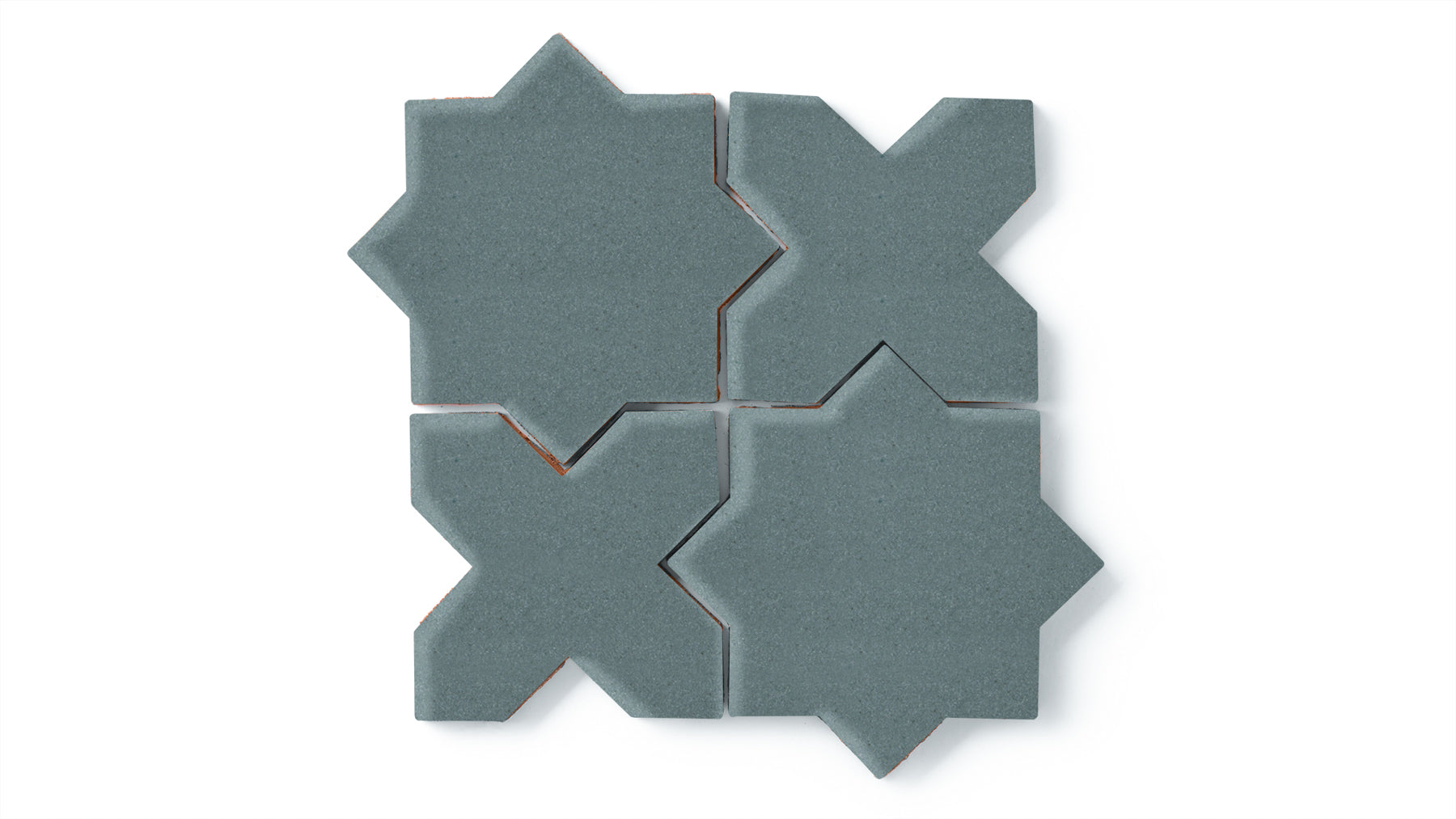 Star & Cross Original Ceramic Tile in Flagstone Matte