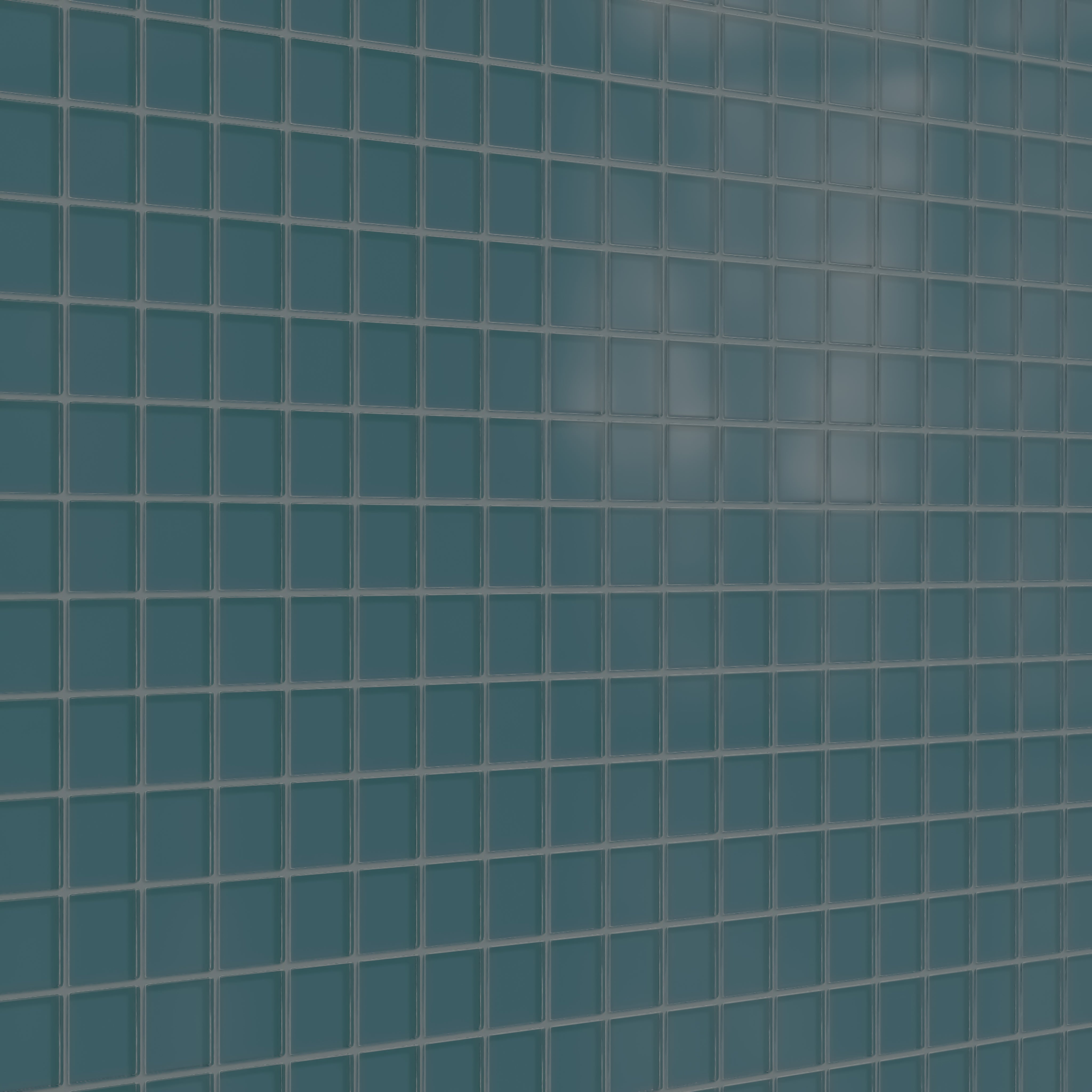 2x2 Straight Set Sheeted Glass Mosaic Tile in Magpie Matte