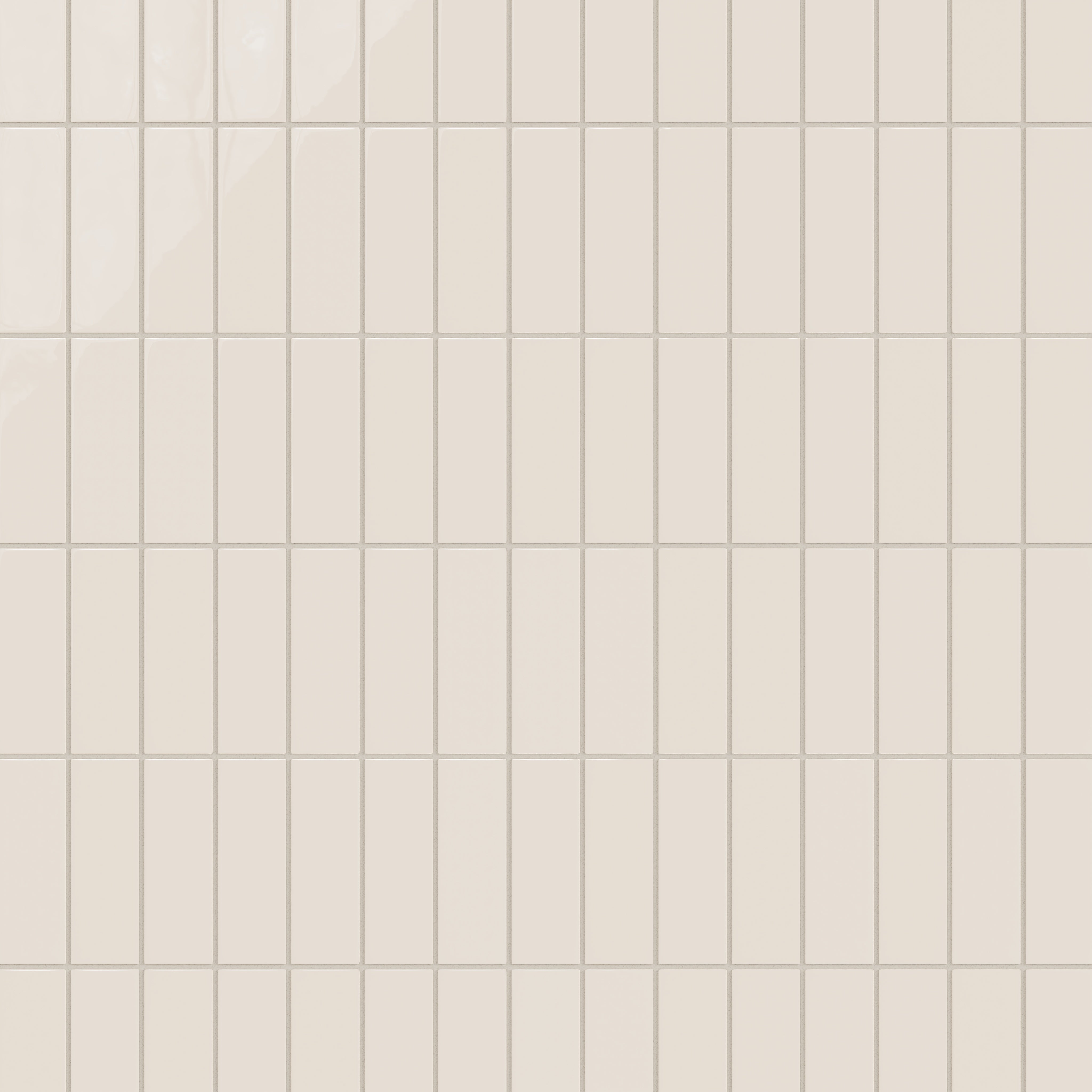 2x6 Natural Press Ceramic Tile in Pearl Gloss