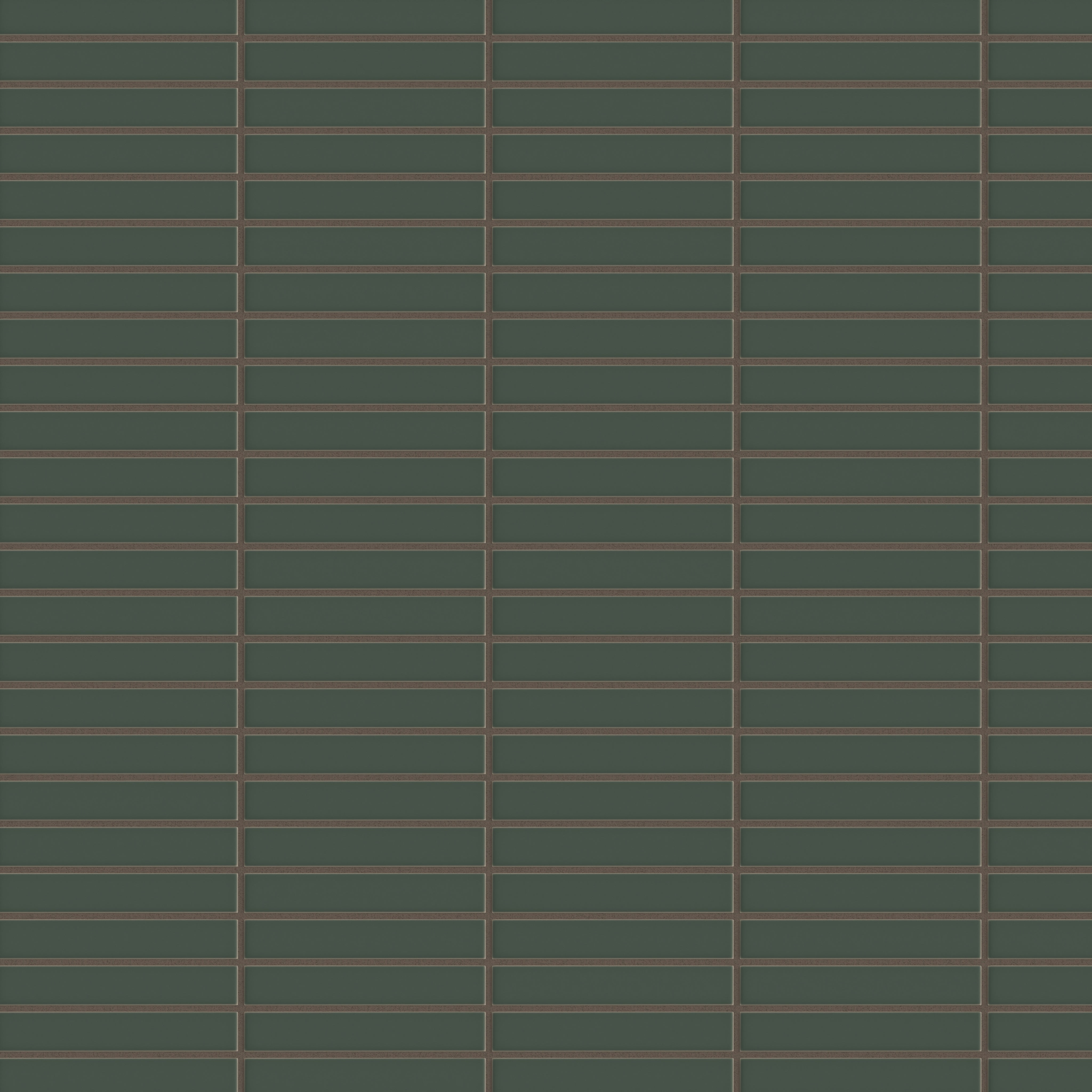 1x6 Straight Set Sheeted Original Ceramic Mosaic Tile in Tempest Matte