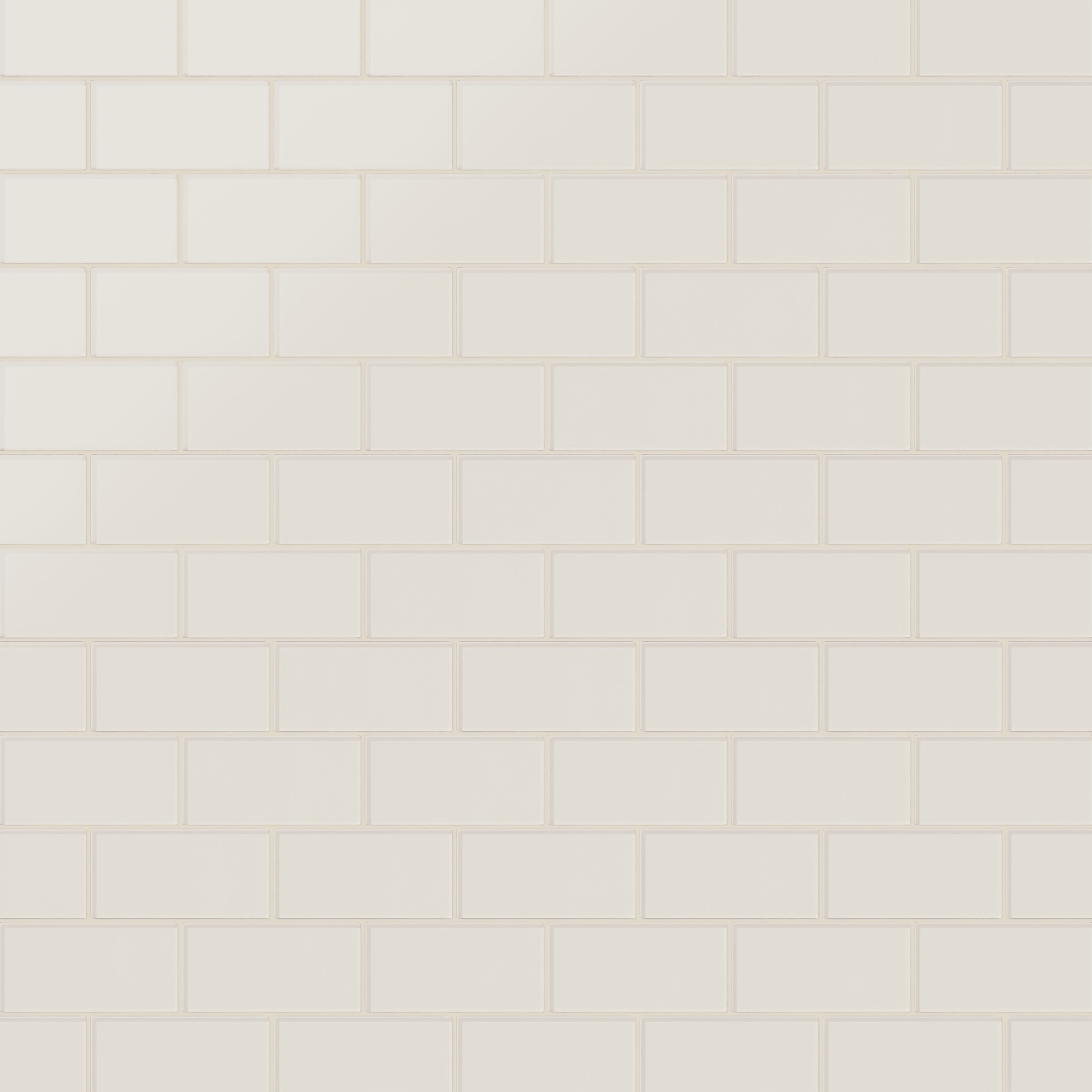 3x6 Glass Tile in Dove Matte