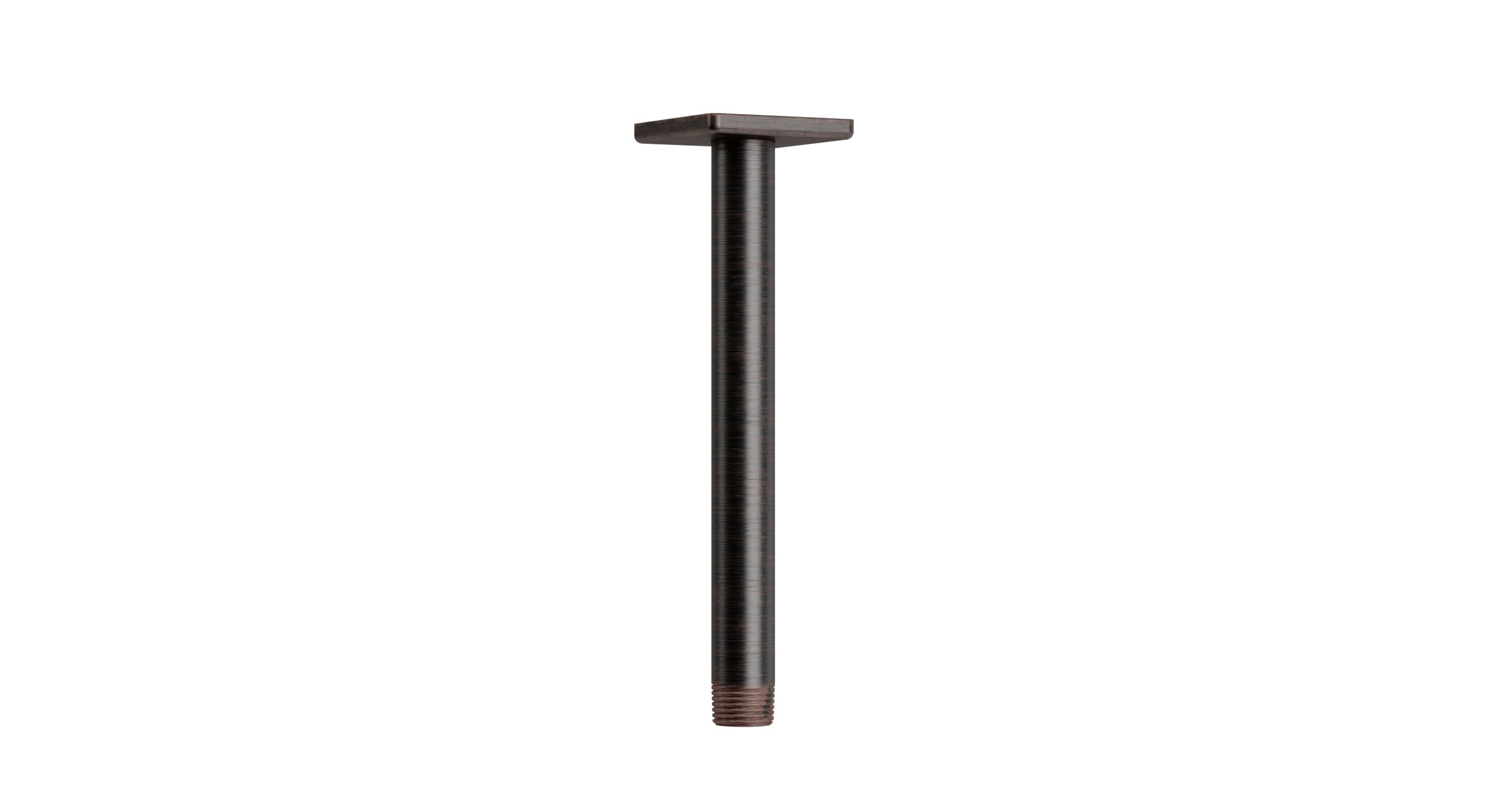Flatiron 8" Straight Shower Arm with Flange in Antique Bronze