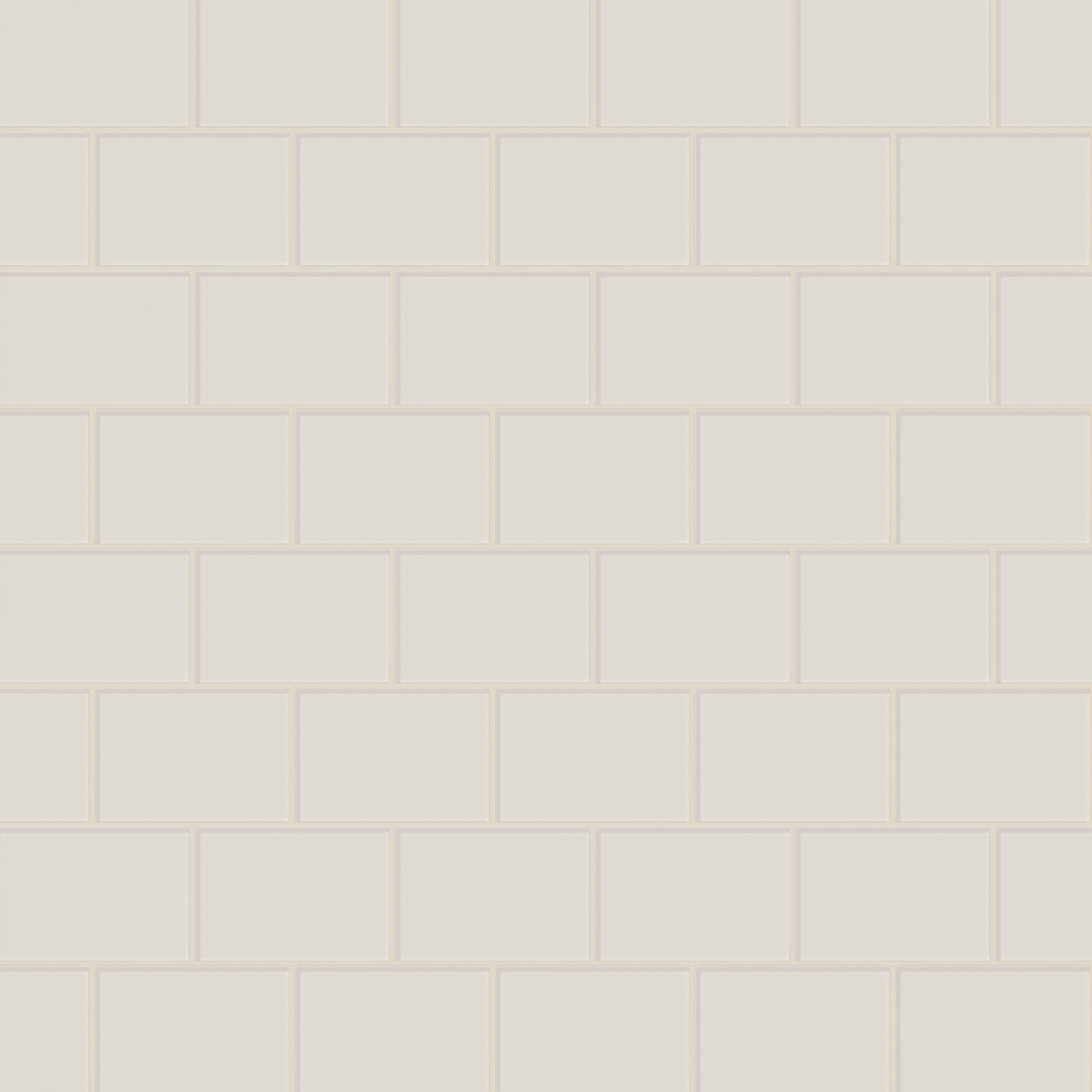 4x6 Glass Tile in Dove Gloss