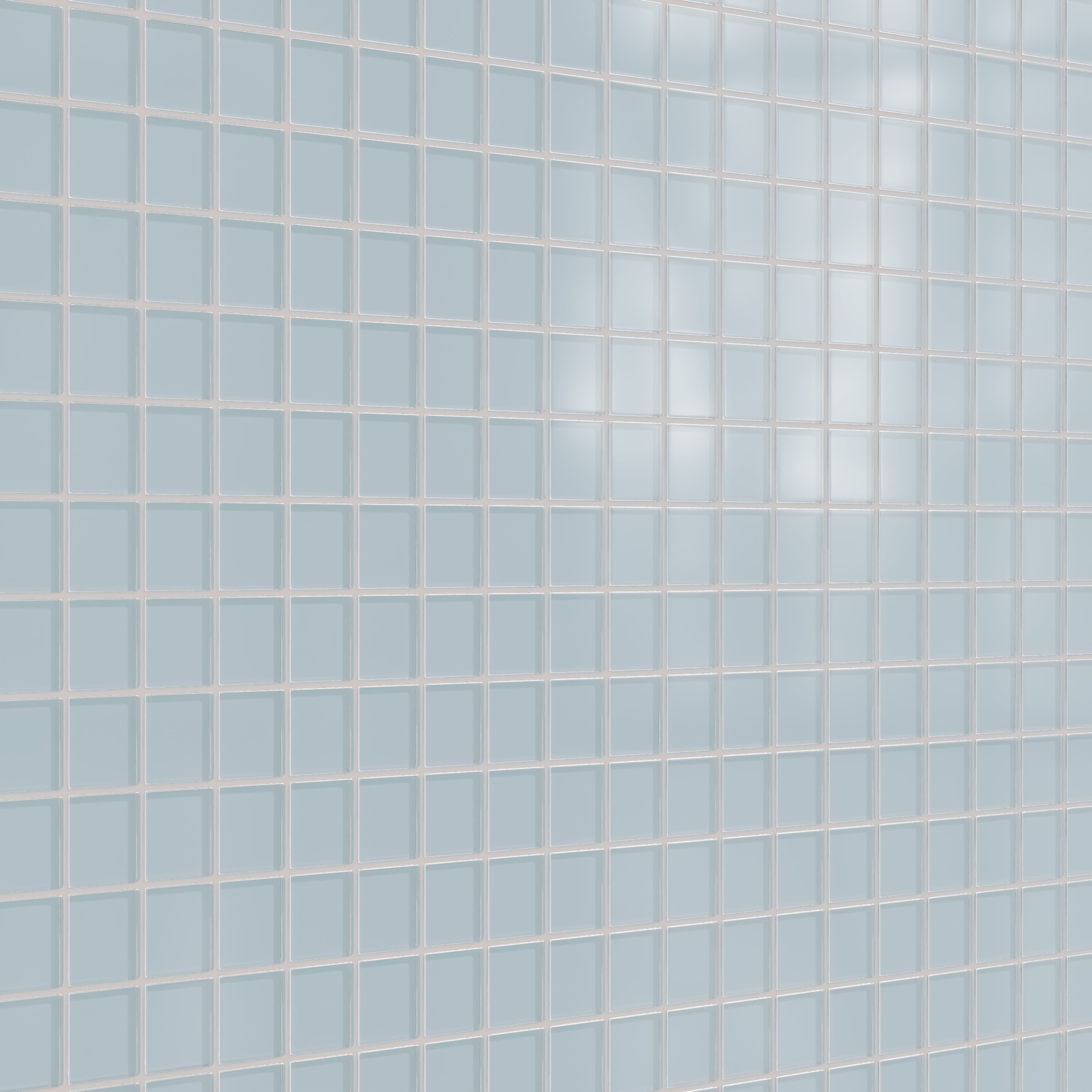 2x2 Straight Set Sheeted Glass Mosaic Tile in Partridge Matte