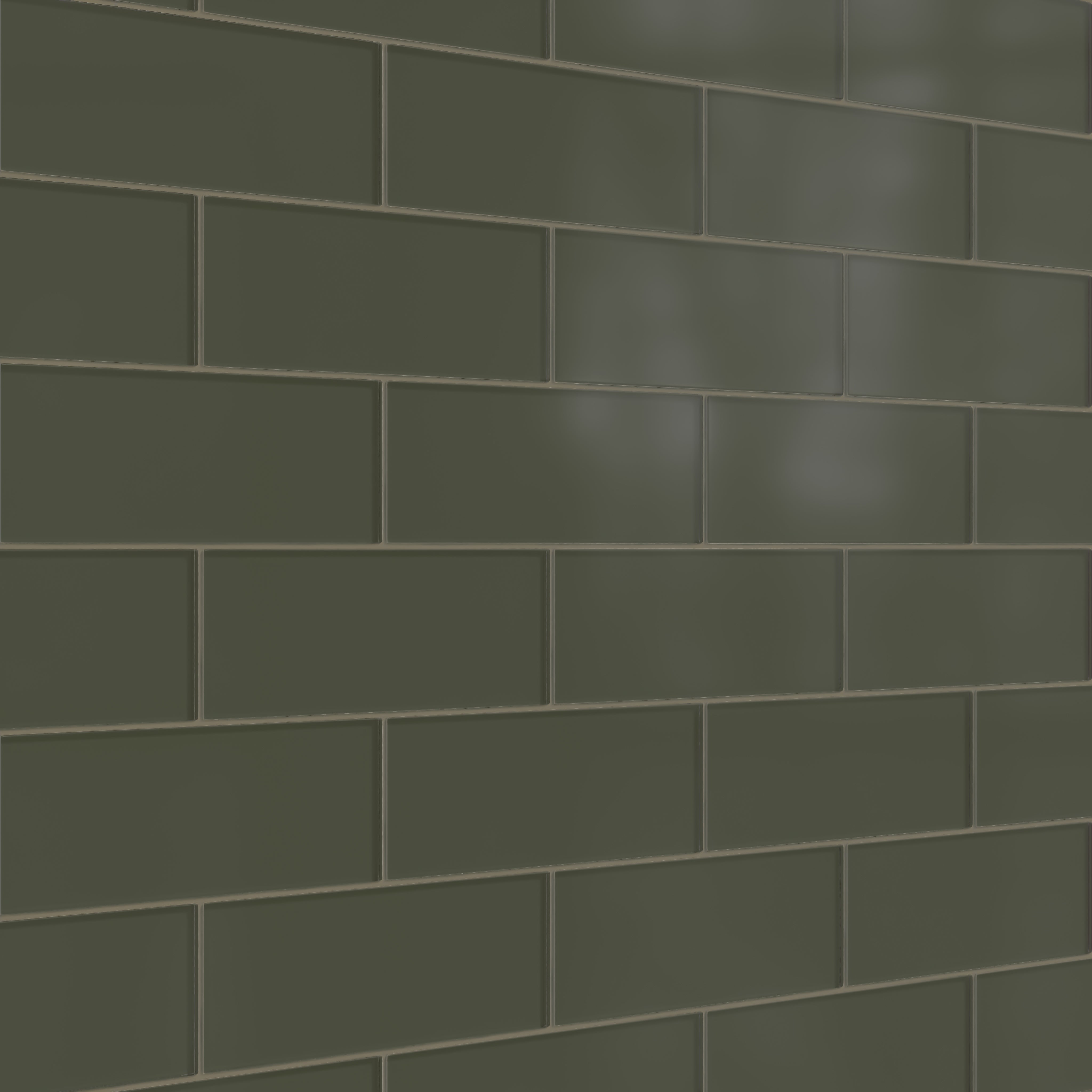 4x12 Glass Tile in Roadrunner Matte