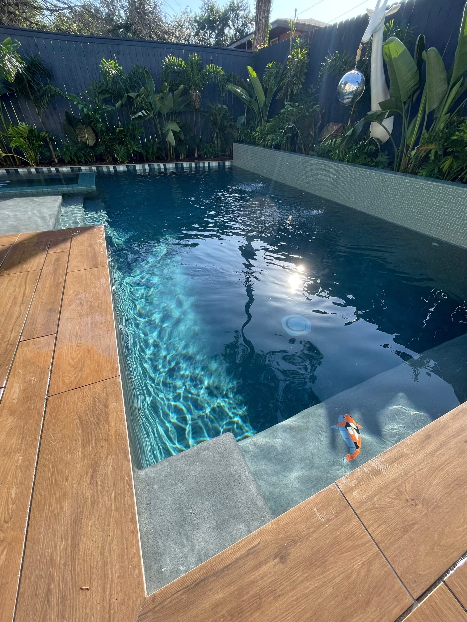 3x6 Glass Tile in Great Blue Heron Gloss