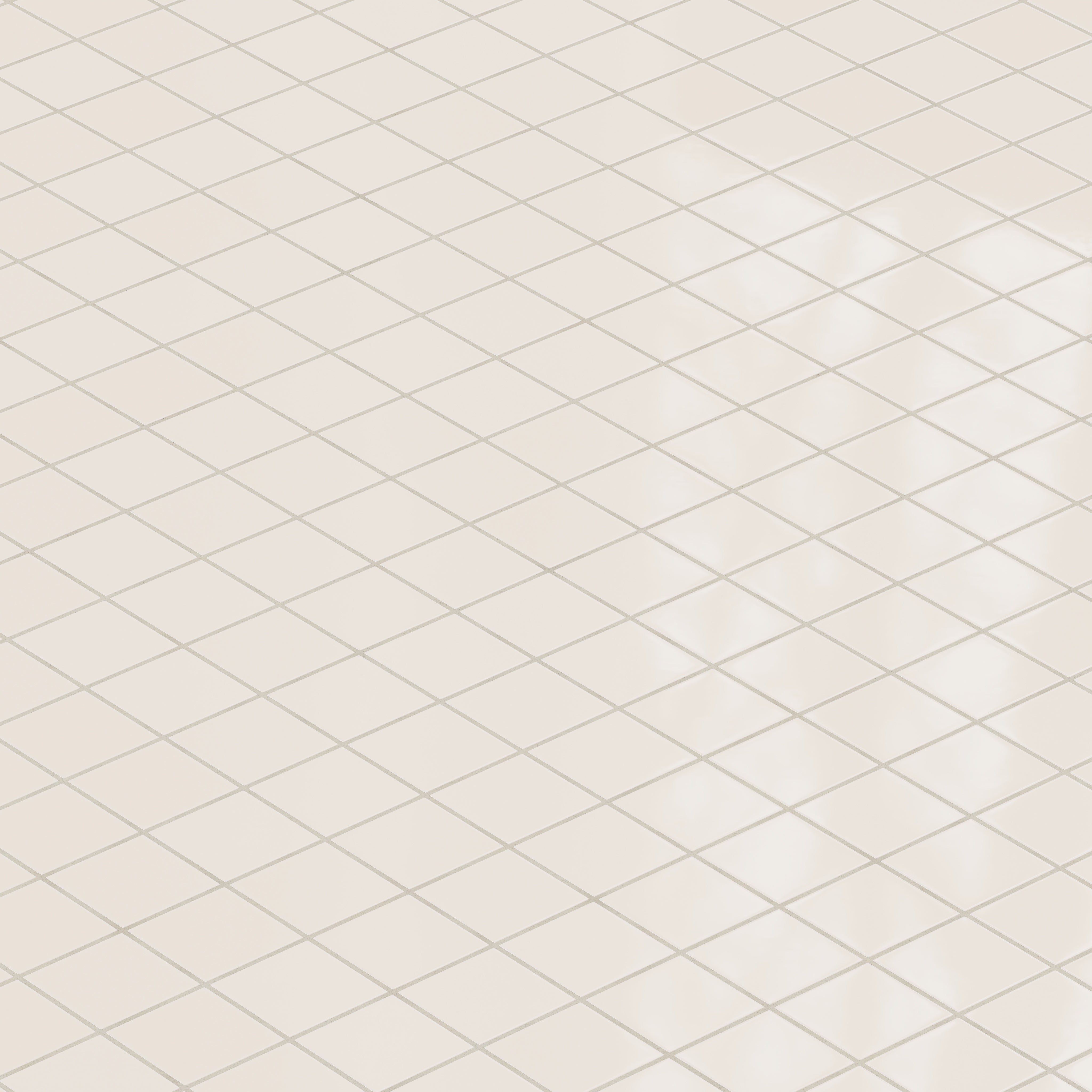 3x3 Straight Set Sheeted Natural Press Ceramic Mosaic Tile in Pearl Gloss