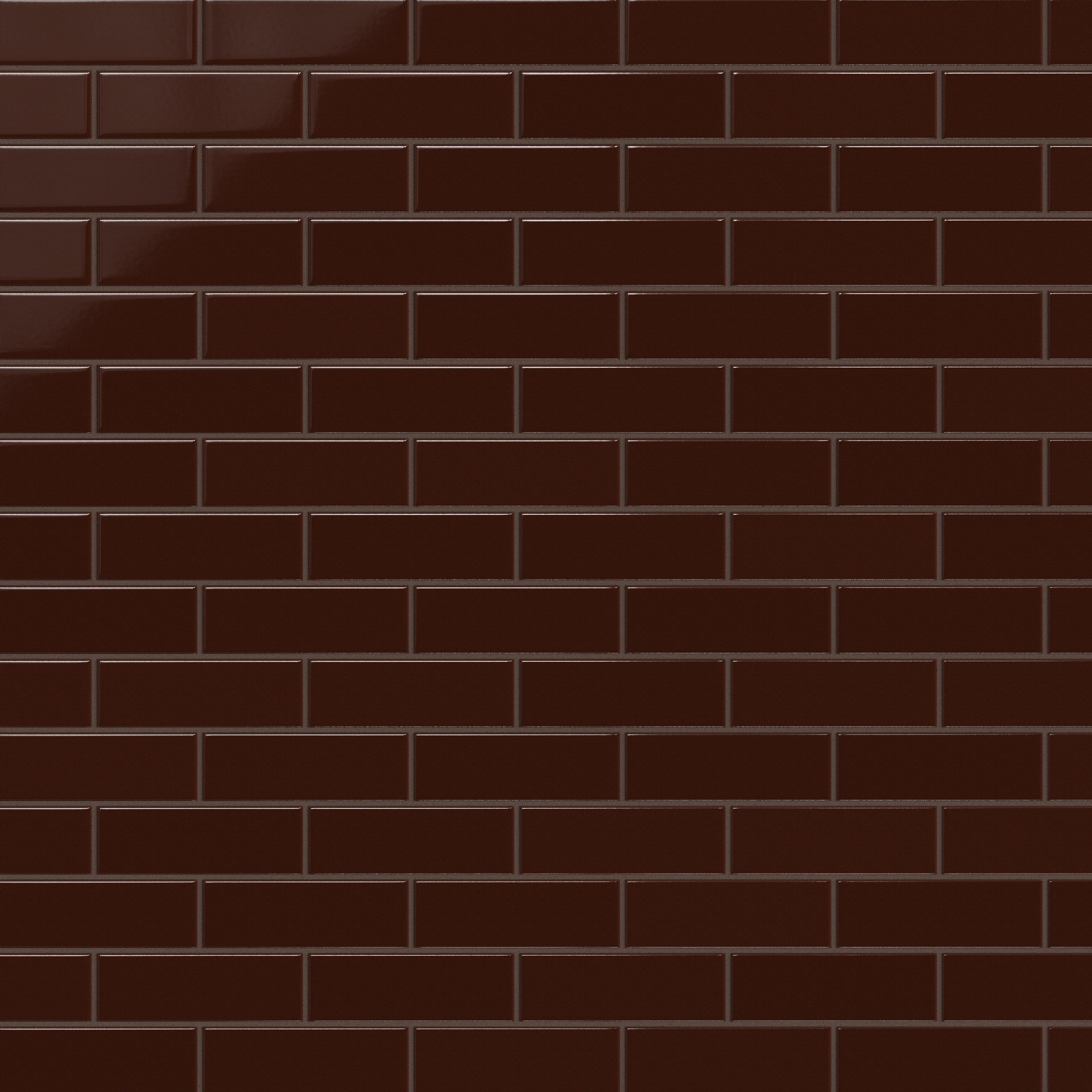 2x6 Original Ceramic Tile in Garnet Gloss