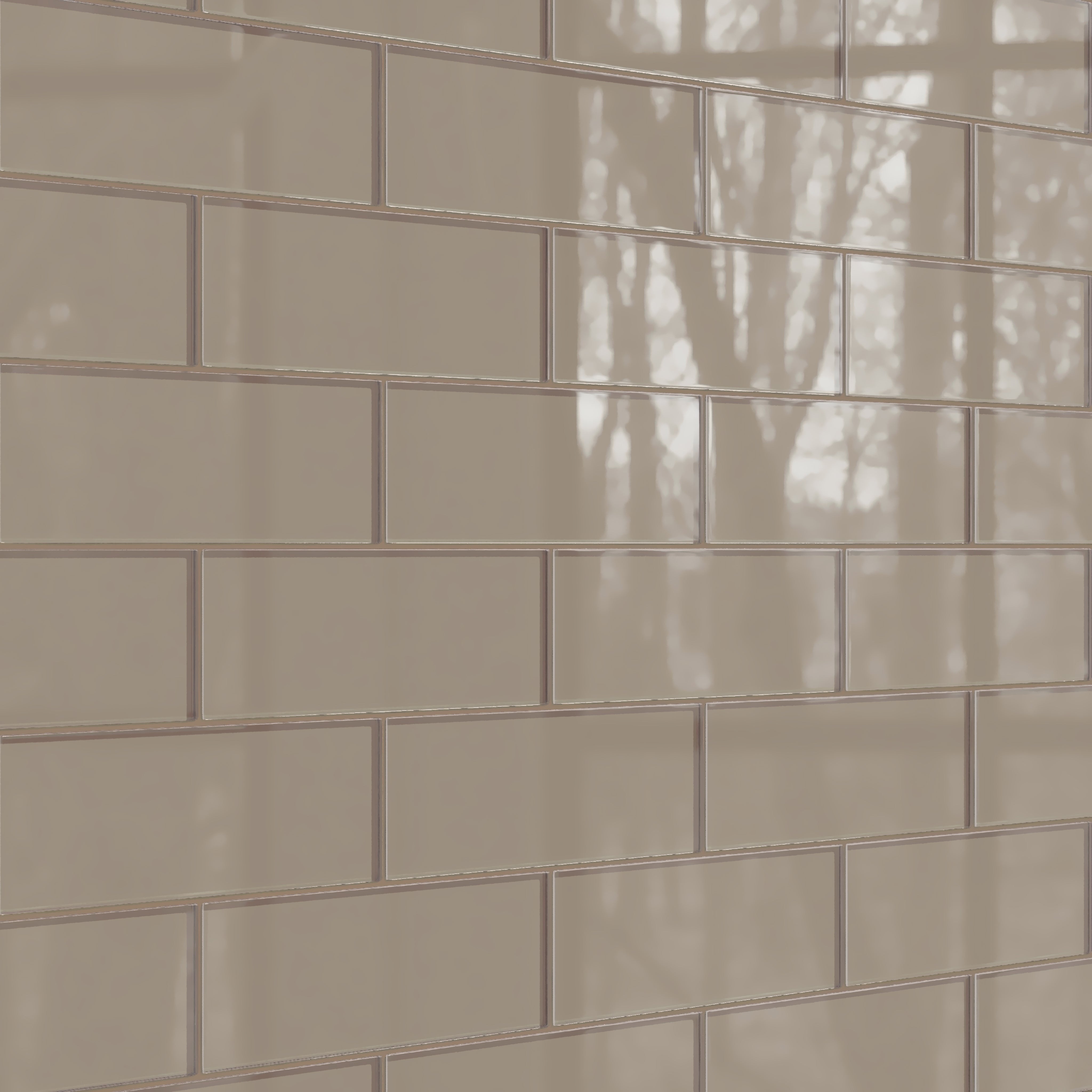 4x12 Glass Tile in Quail Gloss