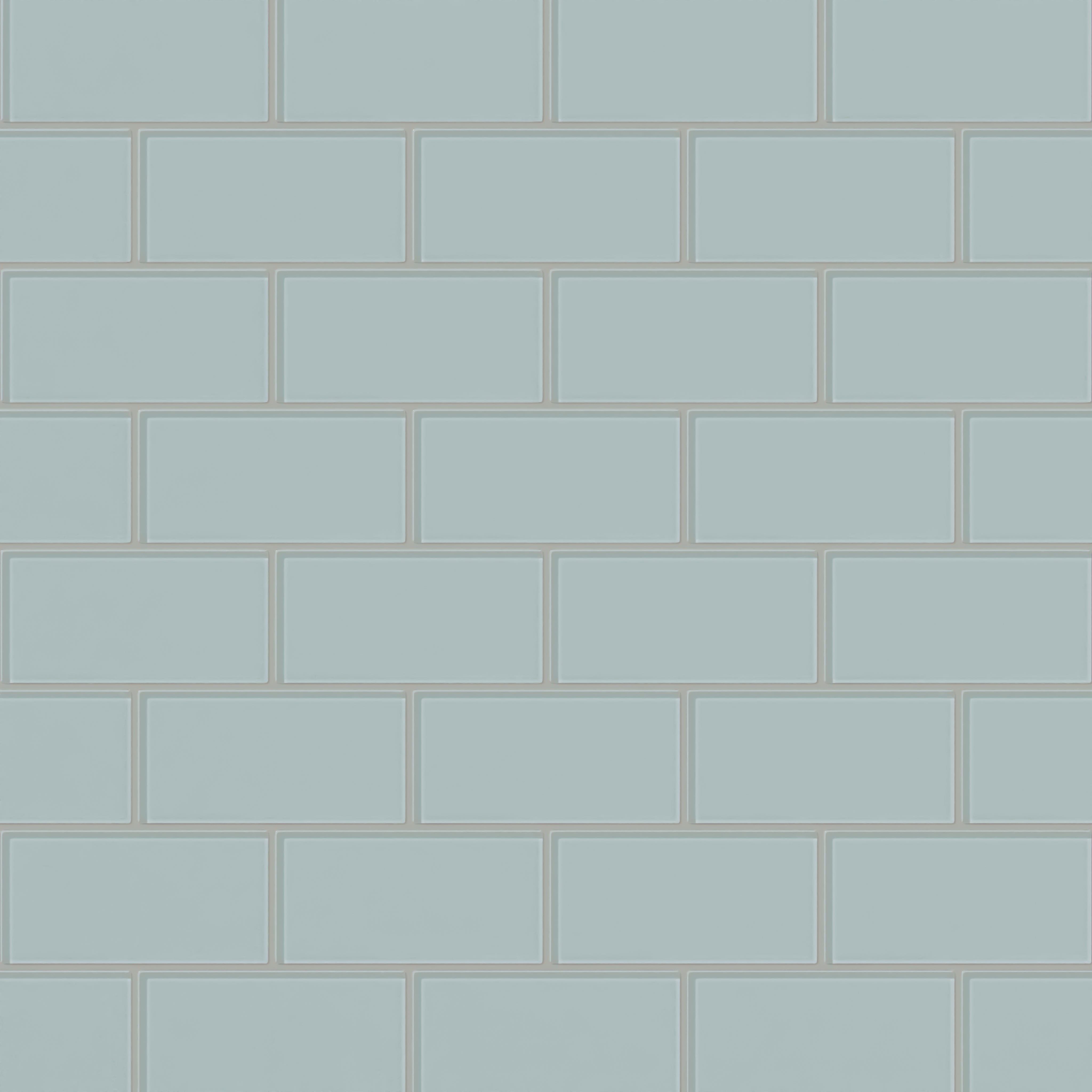 3x6 Glass Tile in Great Blue Heron Gloss