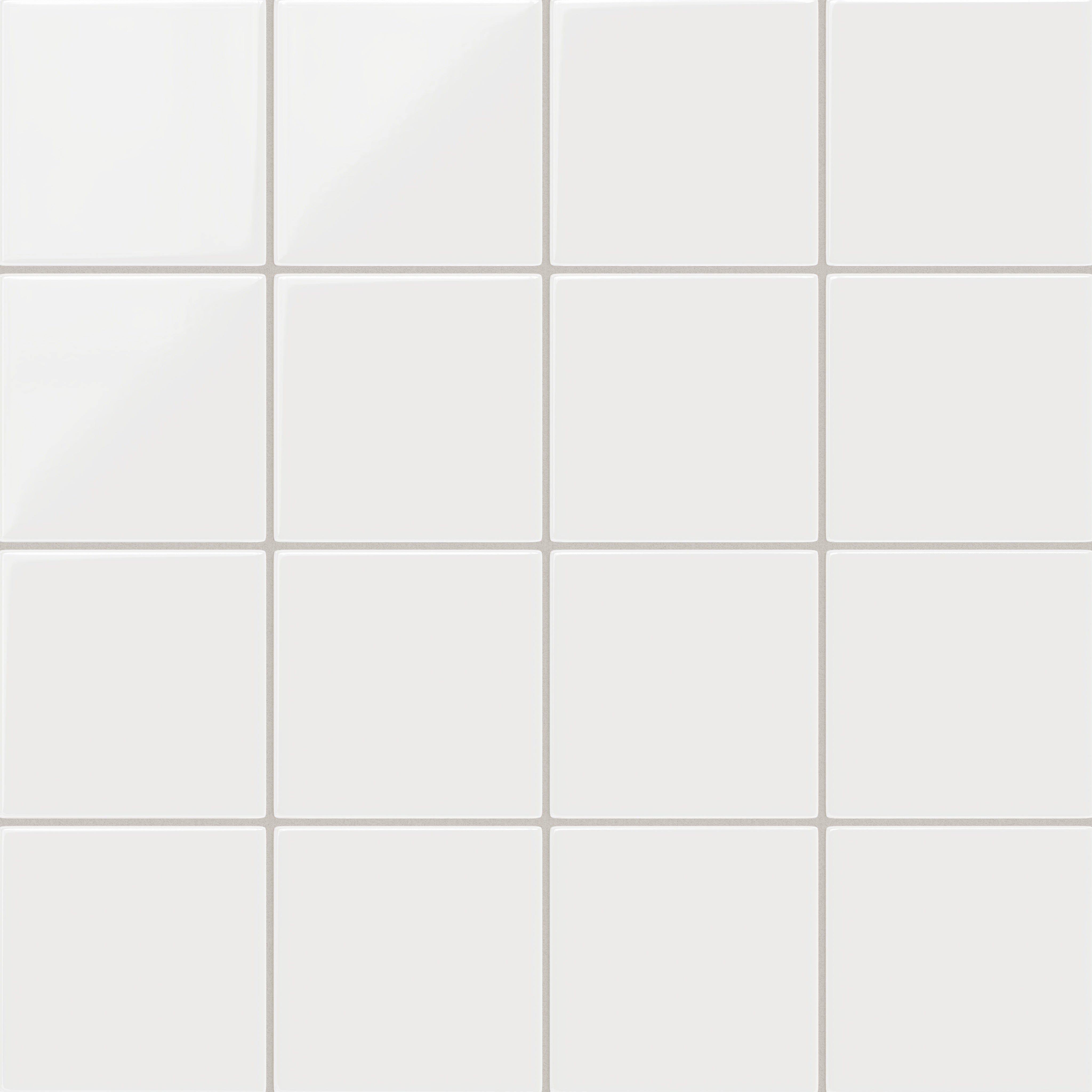6x6 Original Ceramic Tile in Calcite Gloss