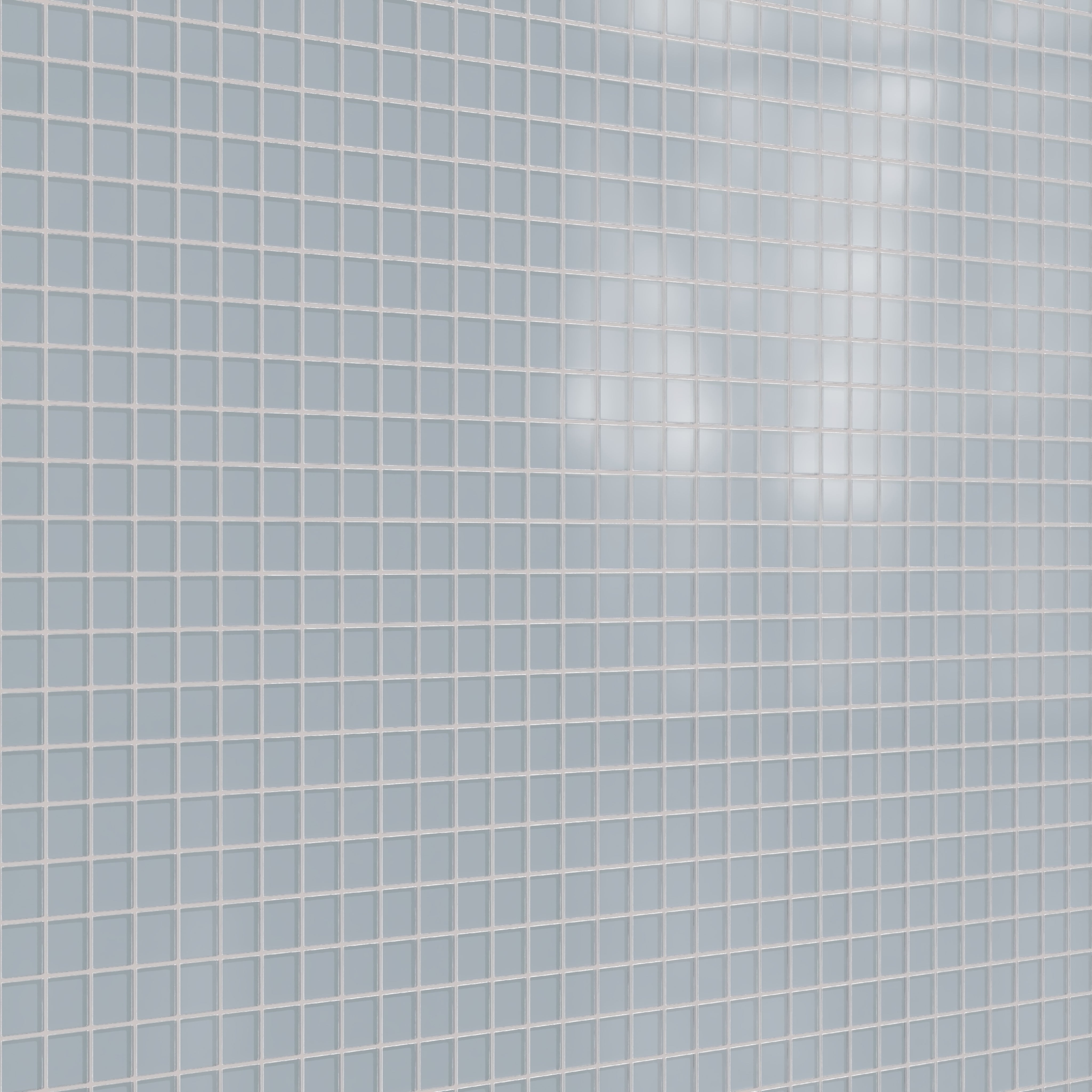 2x2 Straight Set Sheeted Glass Mosaic Tile in Pinyon Jay Matte