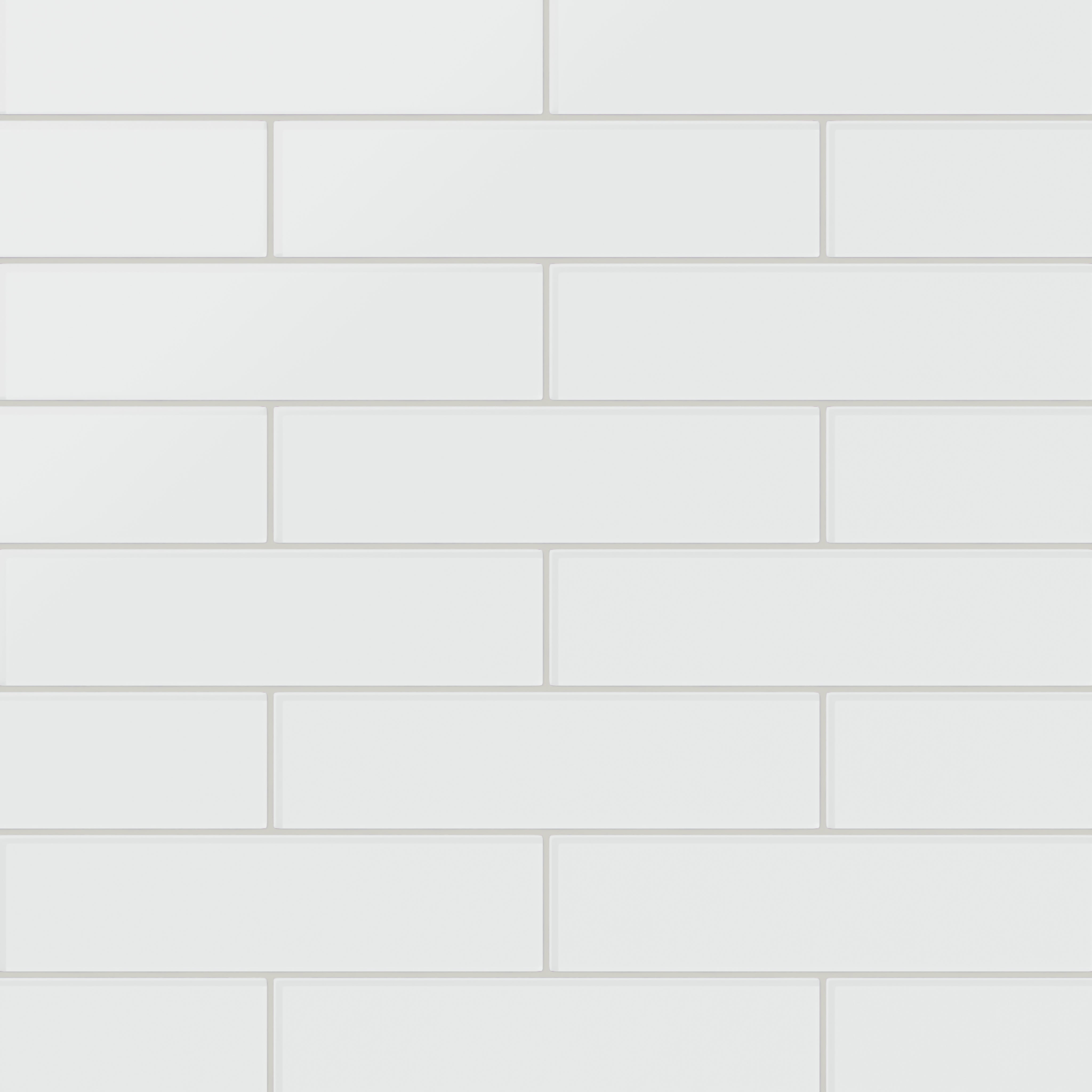 3x12 Glass Tile in Egret Matte