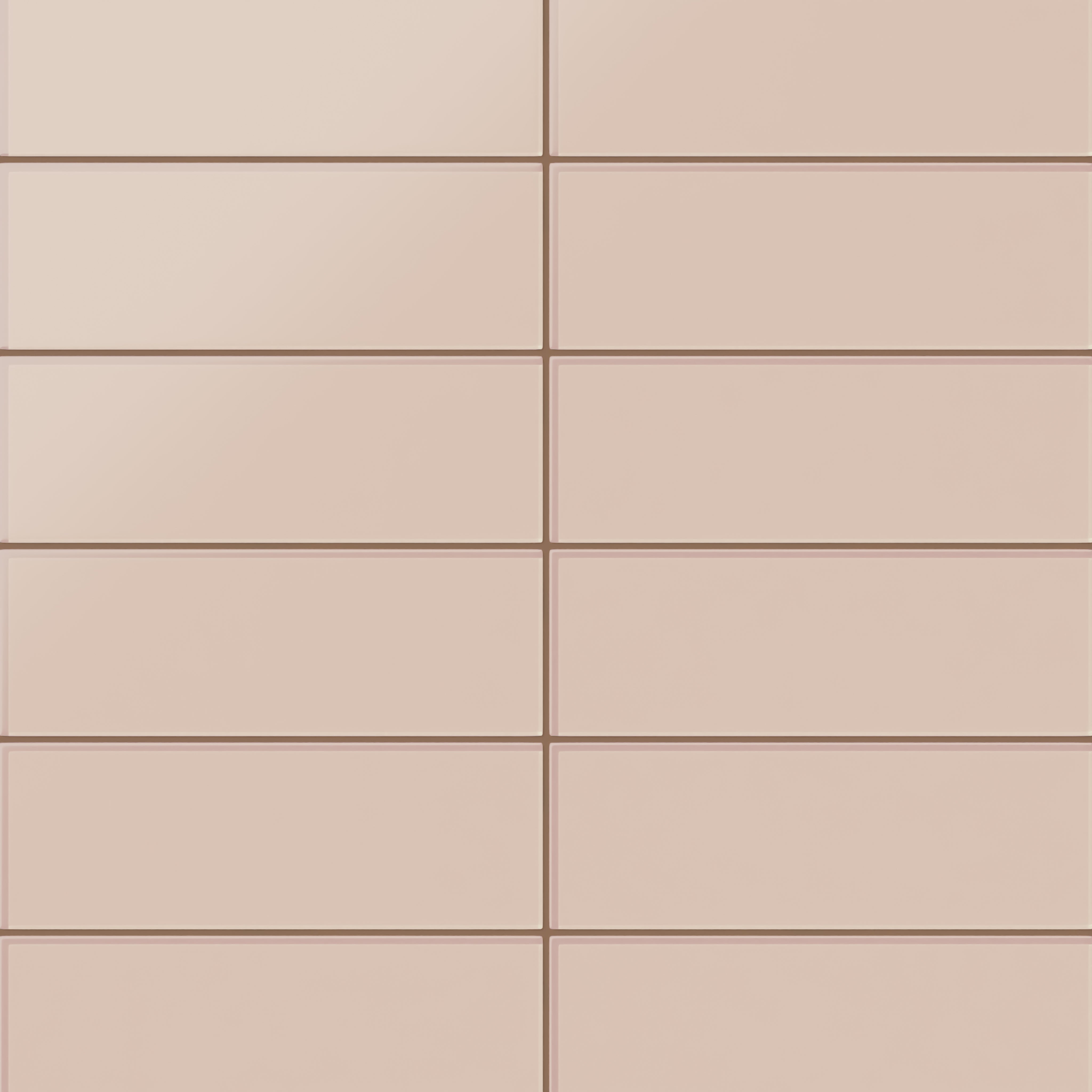 4x12 Glass Tile in Rosy Finch Matte