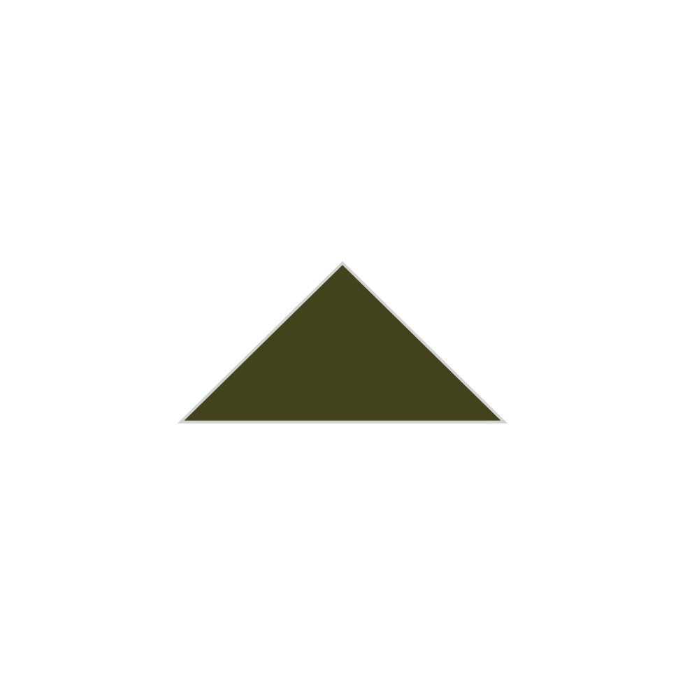 4" Triangle Original Ceramic Tile in Lone Pine Matte