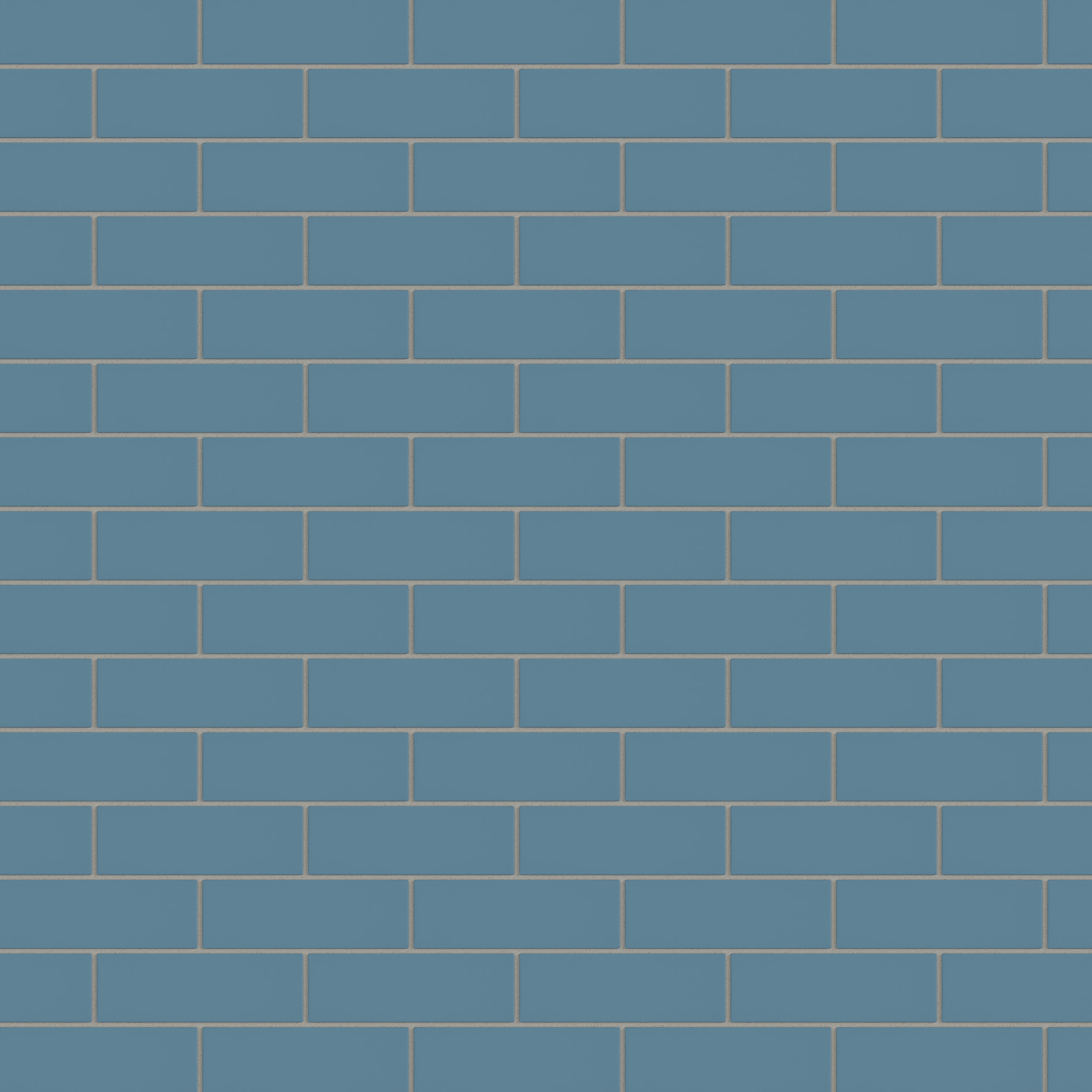 2x6 Natural Press Ceramic Tile in Azurite Matte