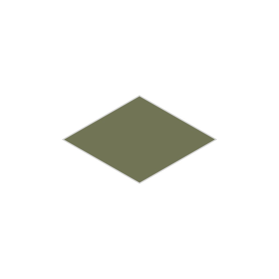 Large Diamond Original Ceramic Tile in Peabody Matte