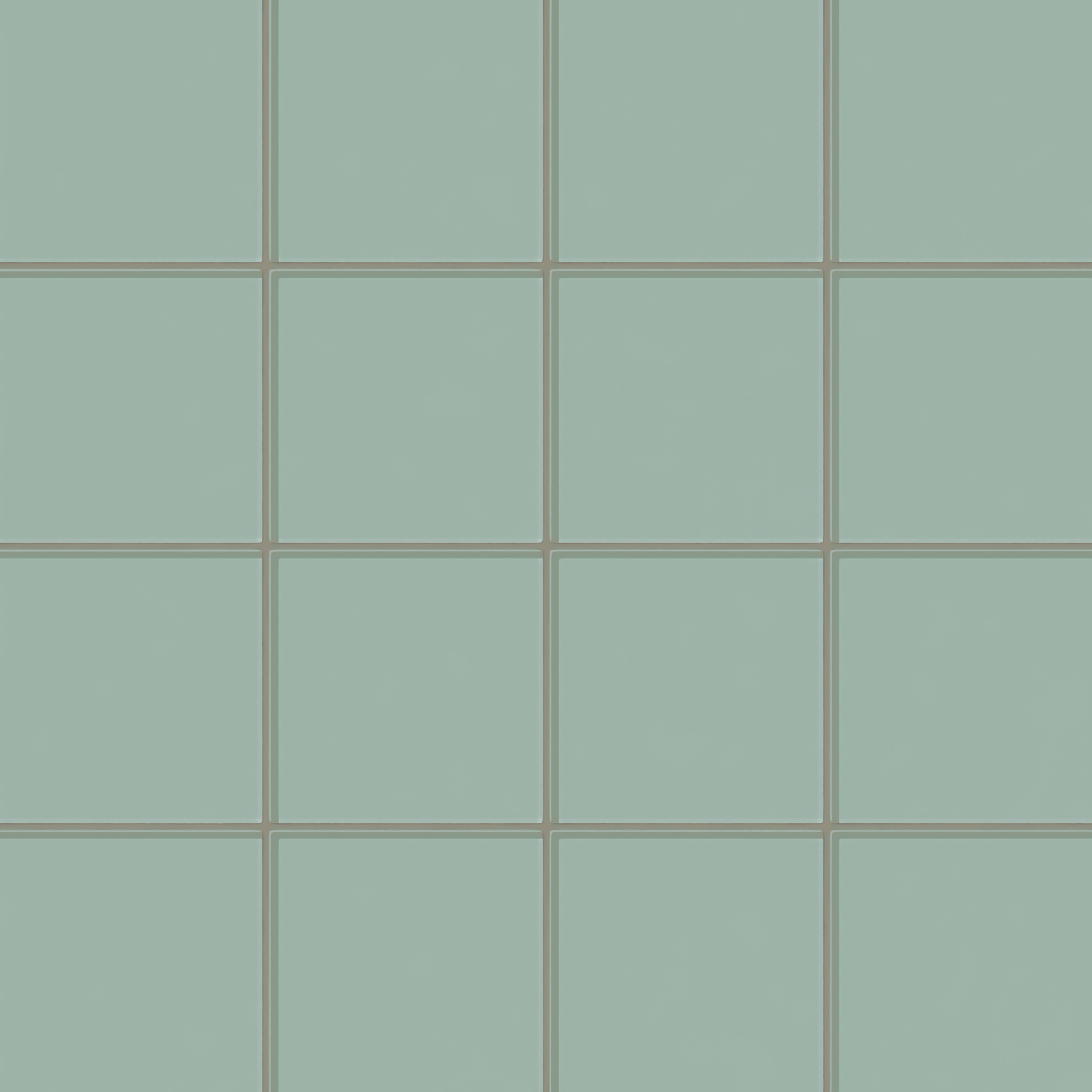 6x6 Glass Tile in Kingfisher Gloss