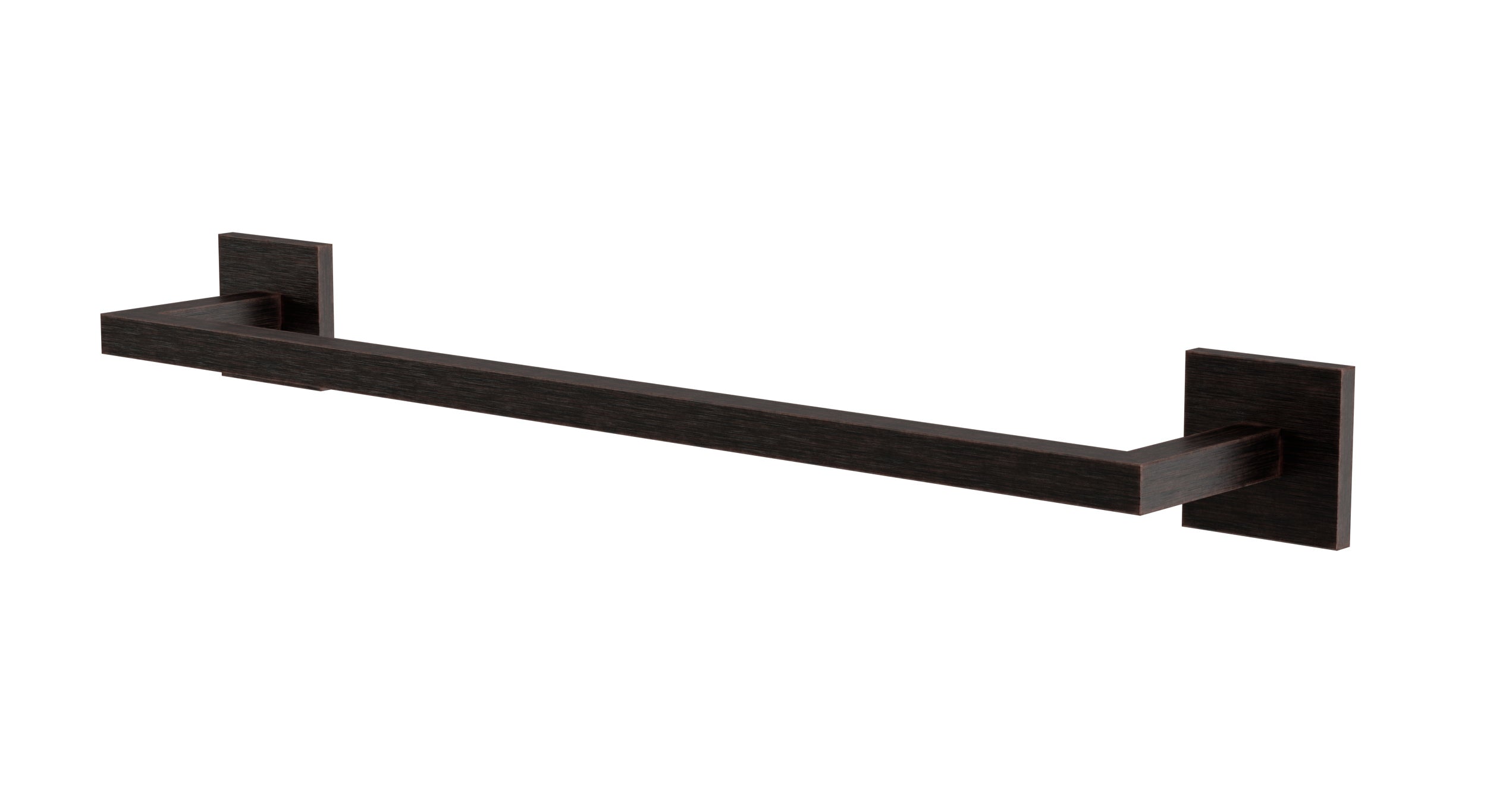 Flatiron Square Towel Bar 18" in Antique Bronze