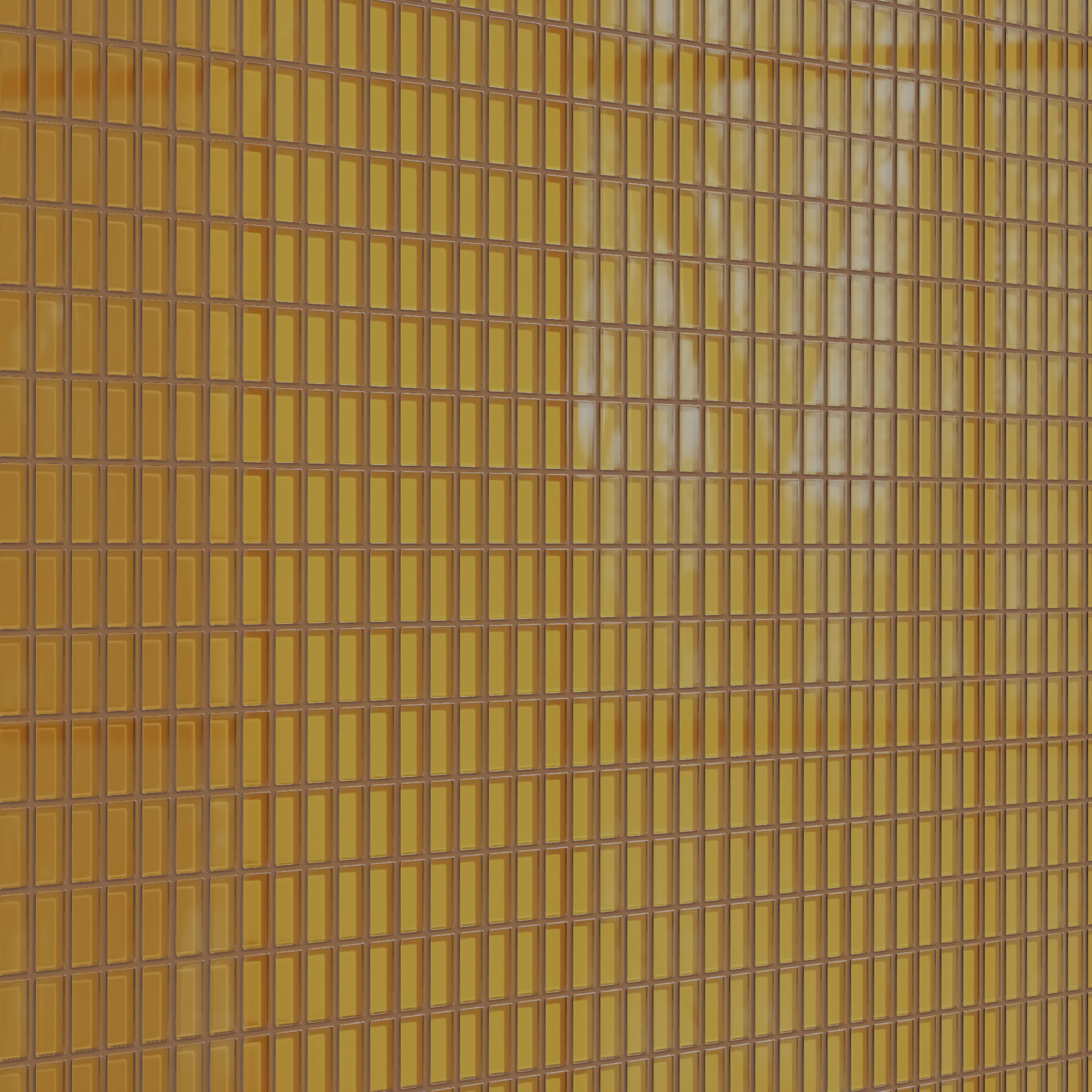1x2 Straight Set Sheeted Glass Mosaic Tile in Falcon Gloss