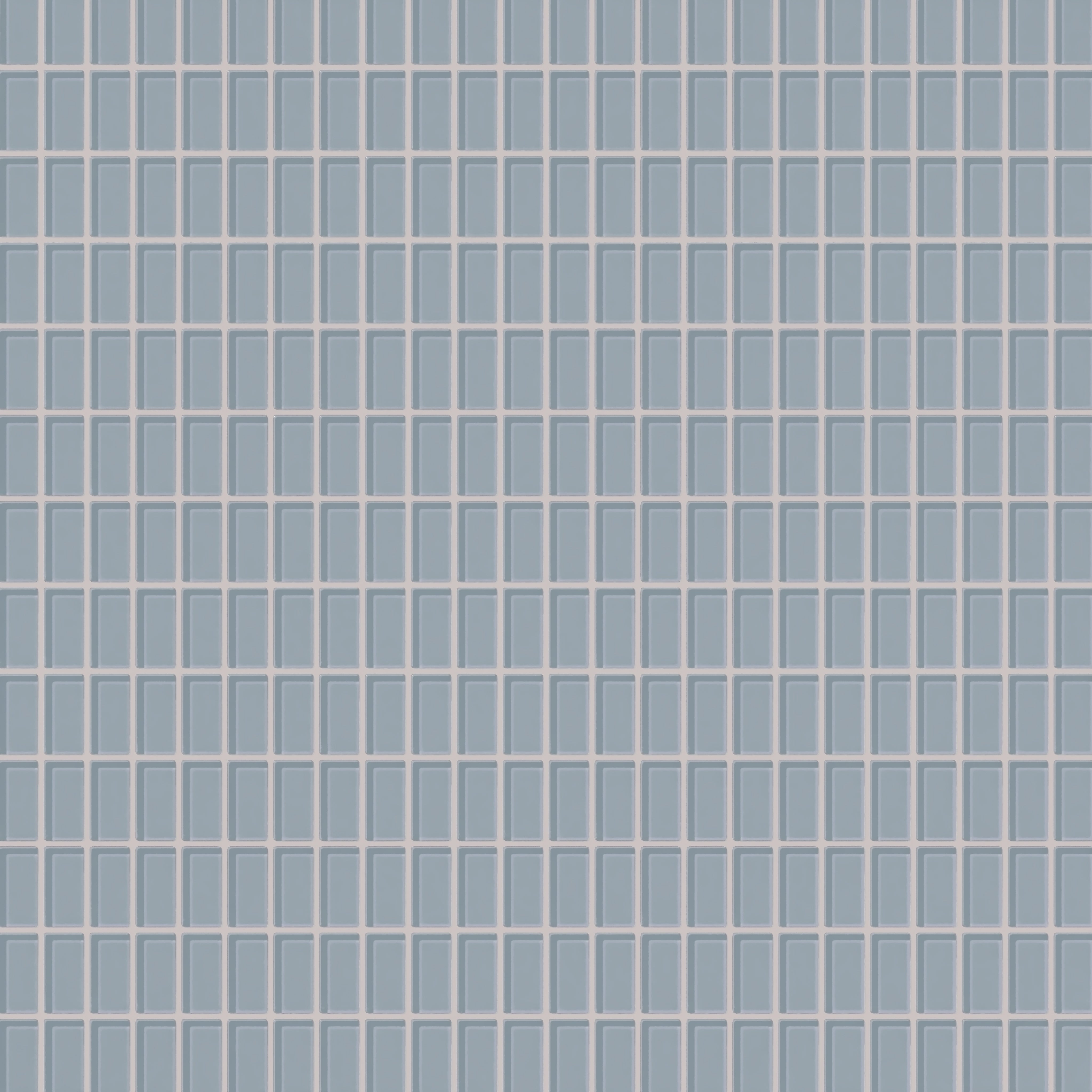 1x2 Straight Set Sheeted Glass Mosaic Tile in Pinyon Jay Gloss