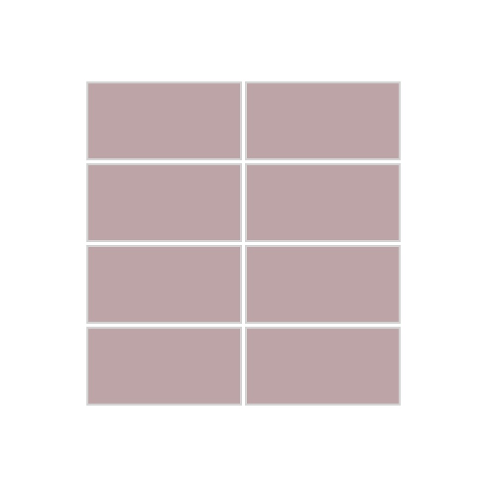 Painted Sky 2x4 Straight Set Sheeted Matte Original Ceramic Tile