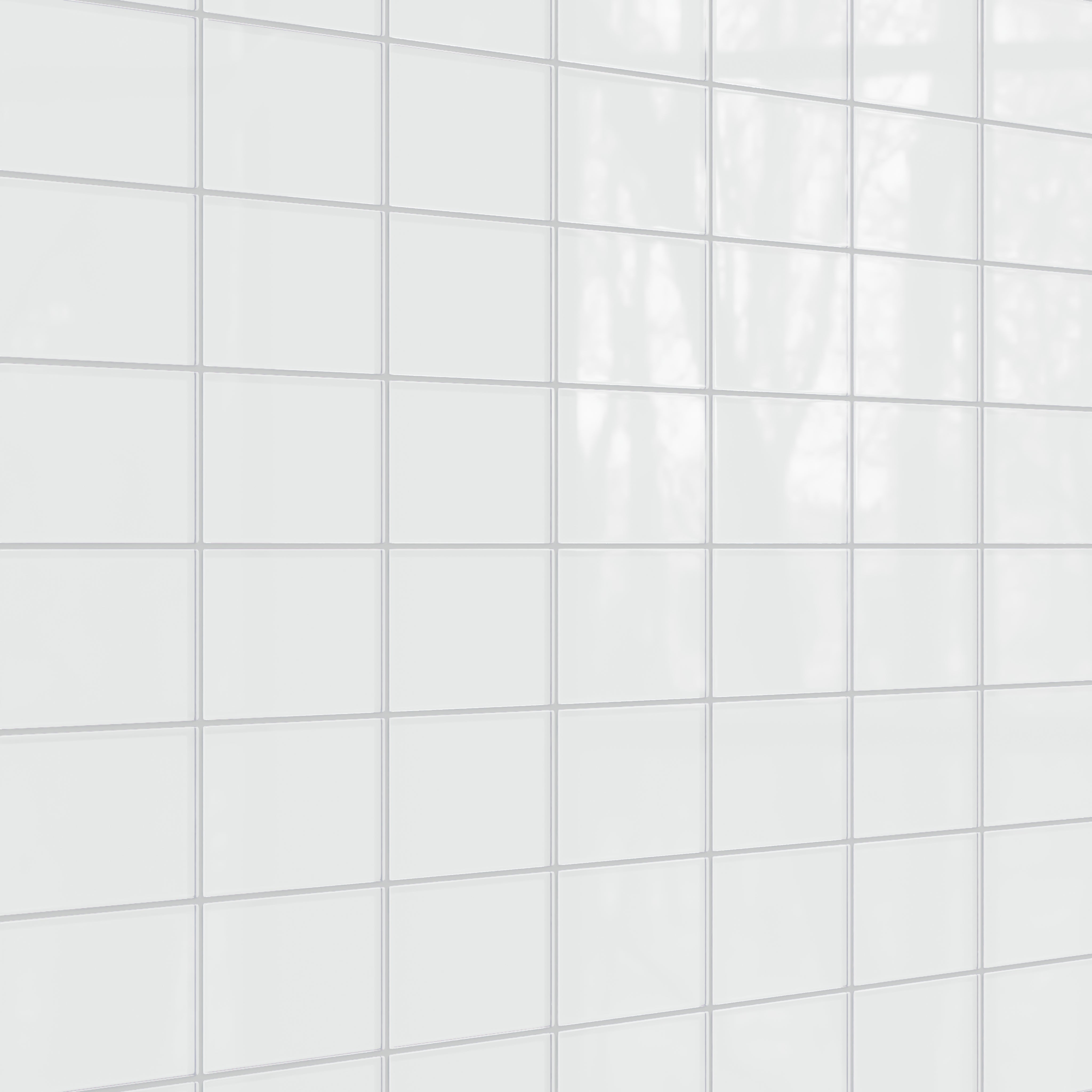 4x6 Glass Tile in Egret Gloss