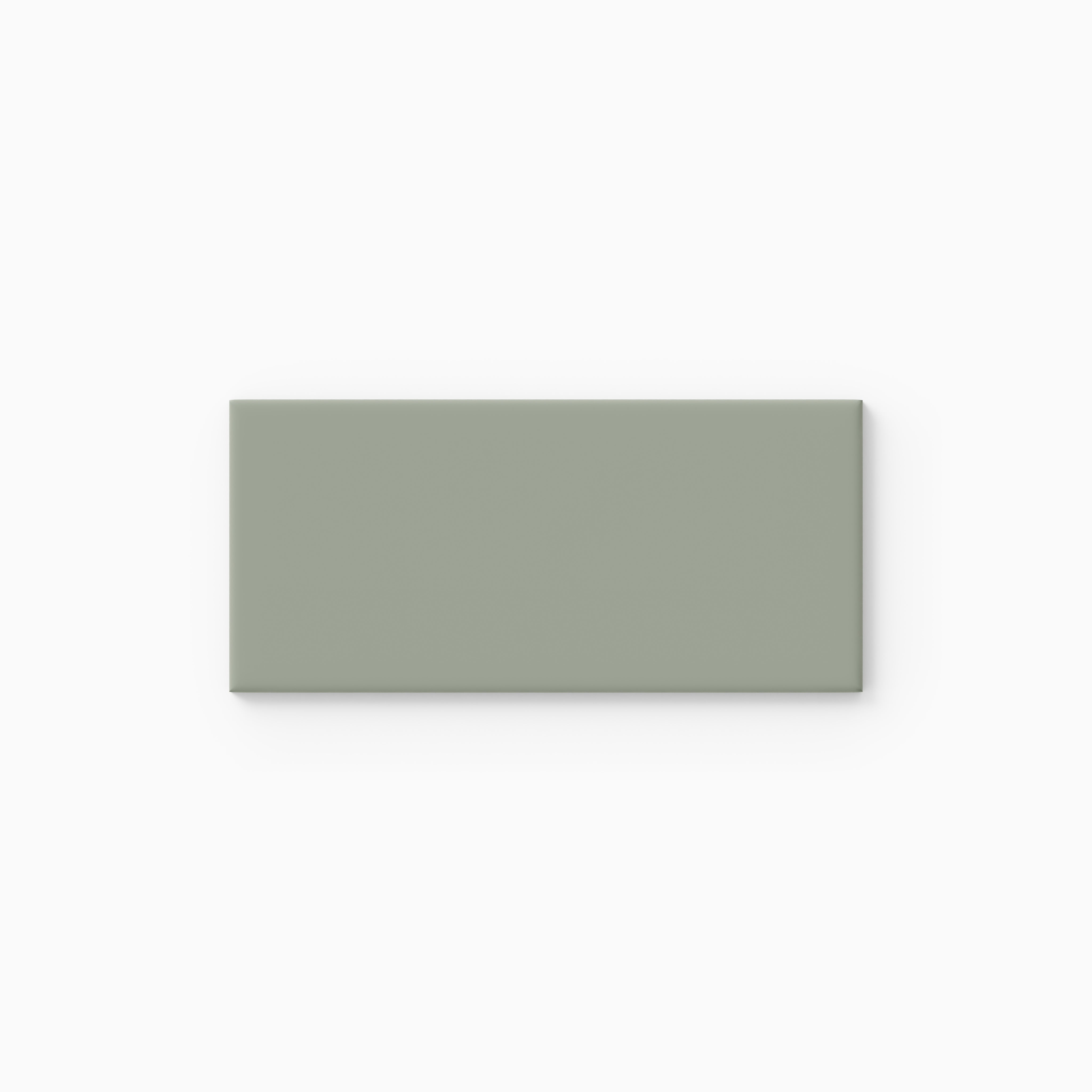 3x6 Natural Press Ceramic Tile in Terre Verte Matte
