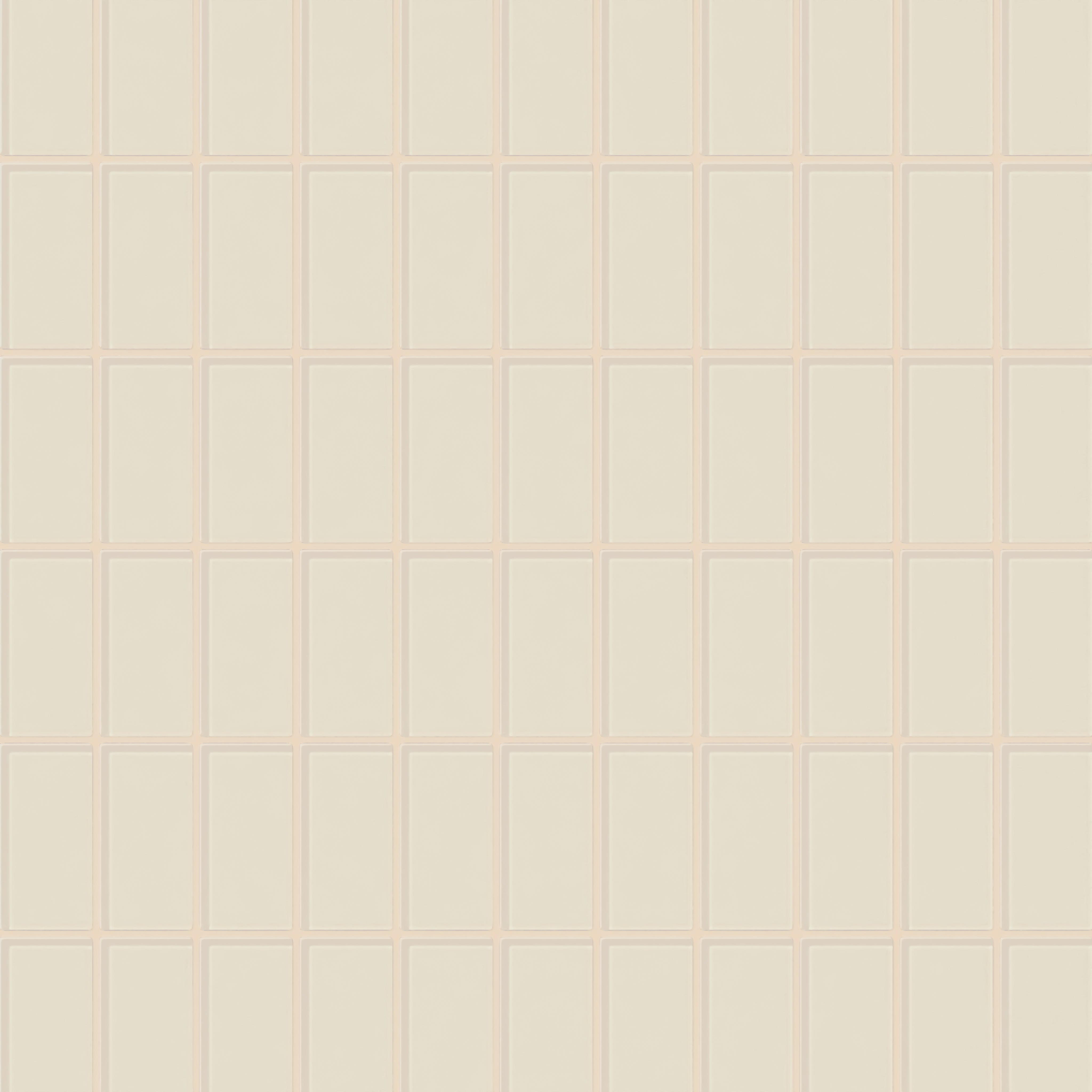 2x4 Straight Set Sheeted Glass Mosaic Tile in Sparrow Gloss