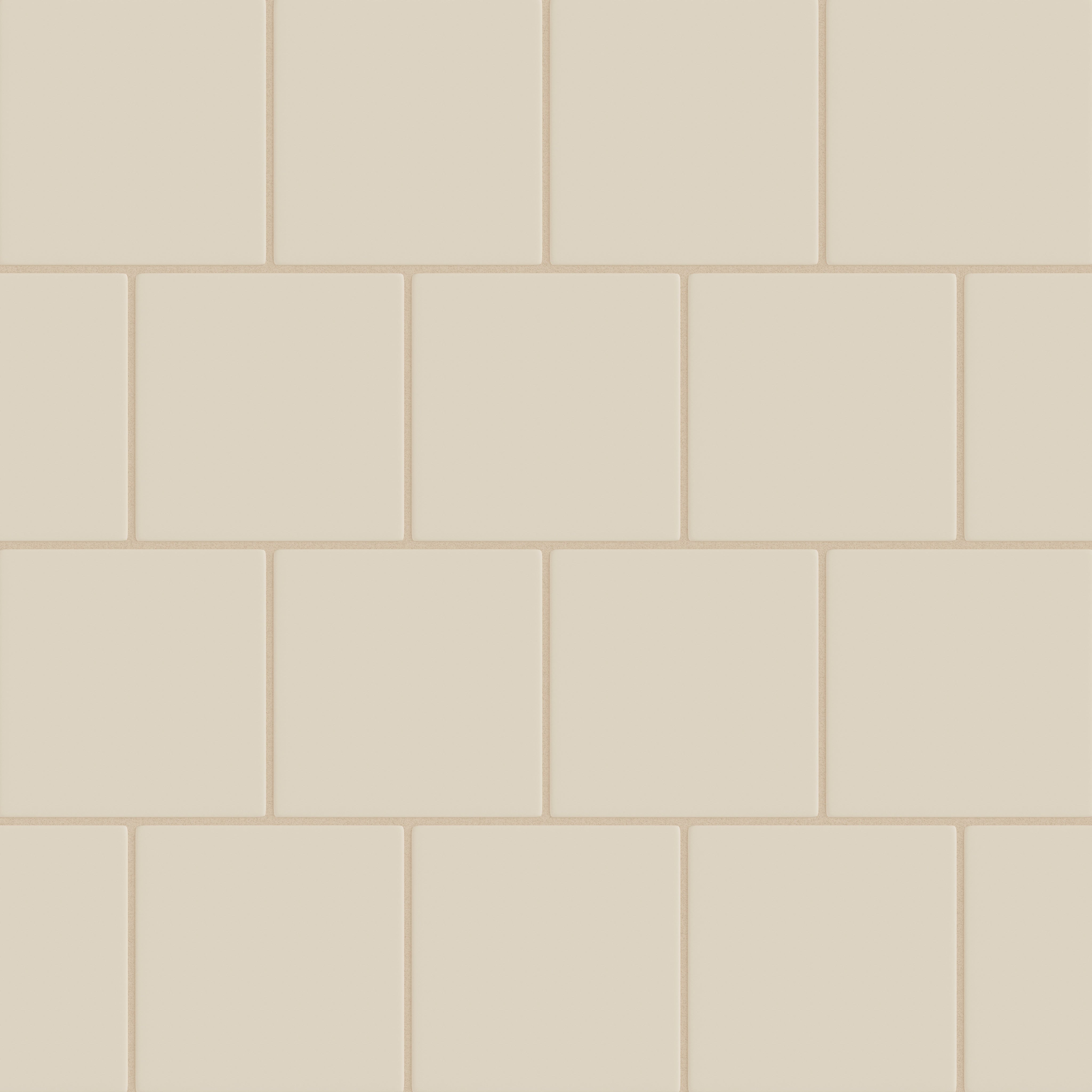 6x6 Original Ceramic Tile in Ivory Matte