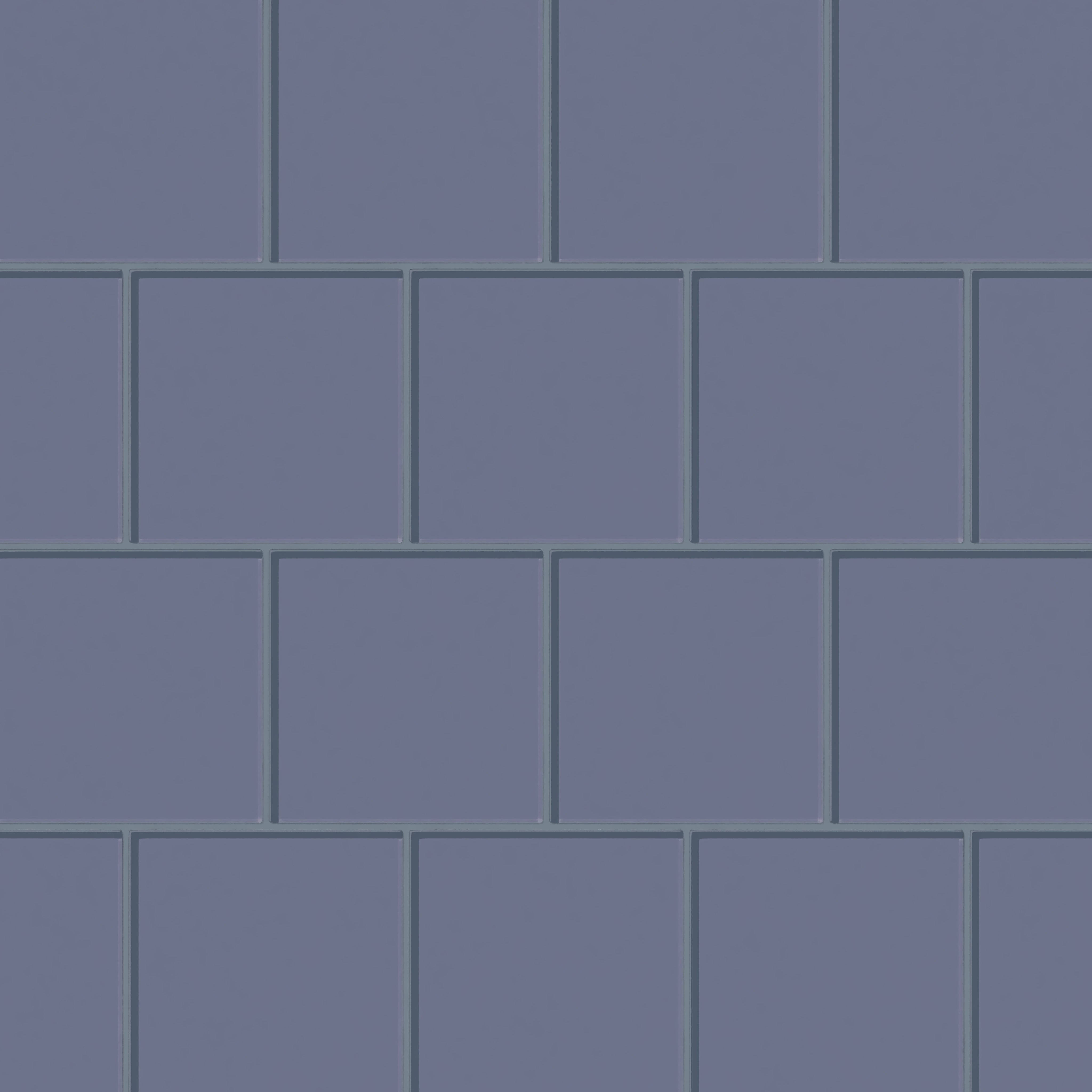 6x6 Glass Tile in Nuthatch Gloss