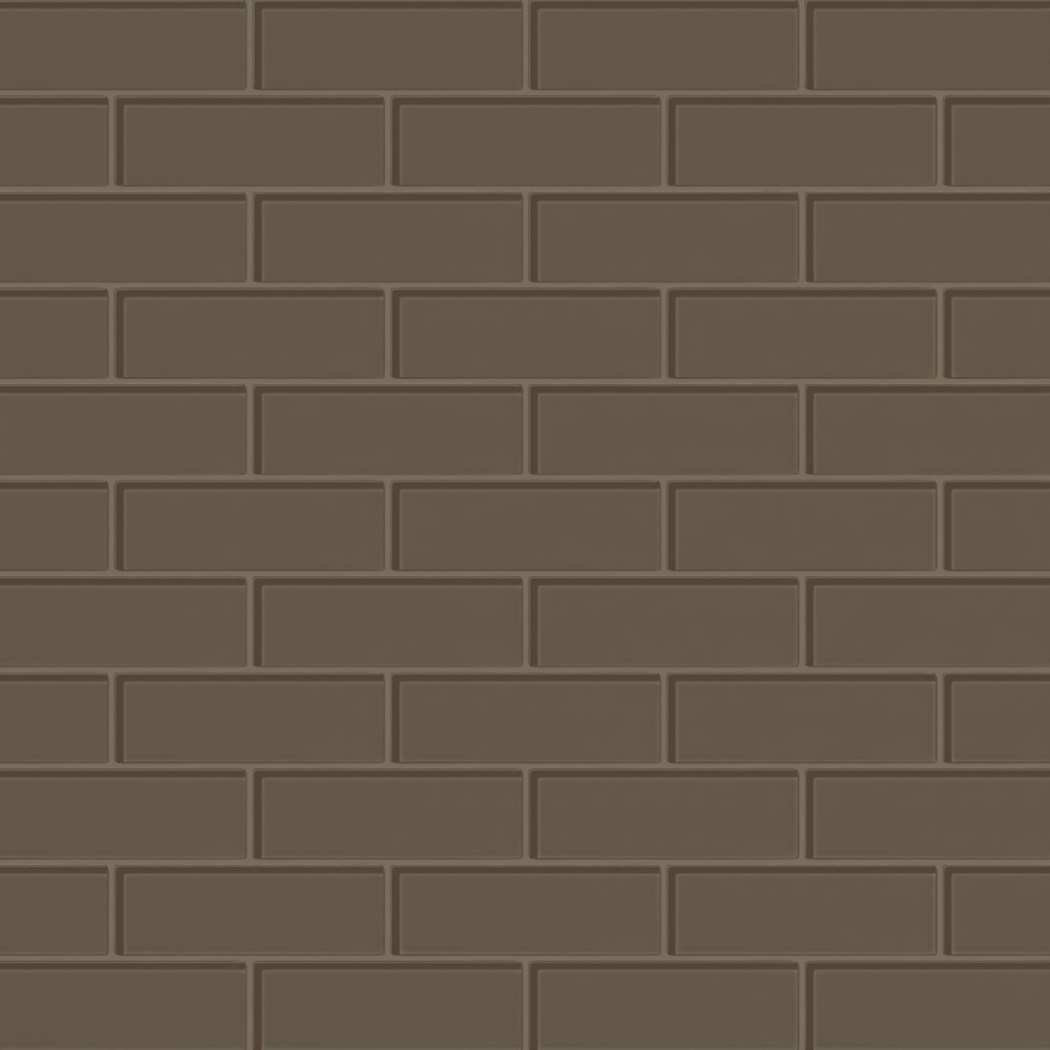 2x6 Glass Tile in Albatross Gloss