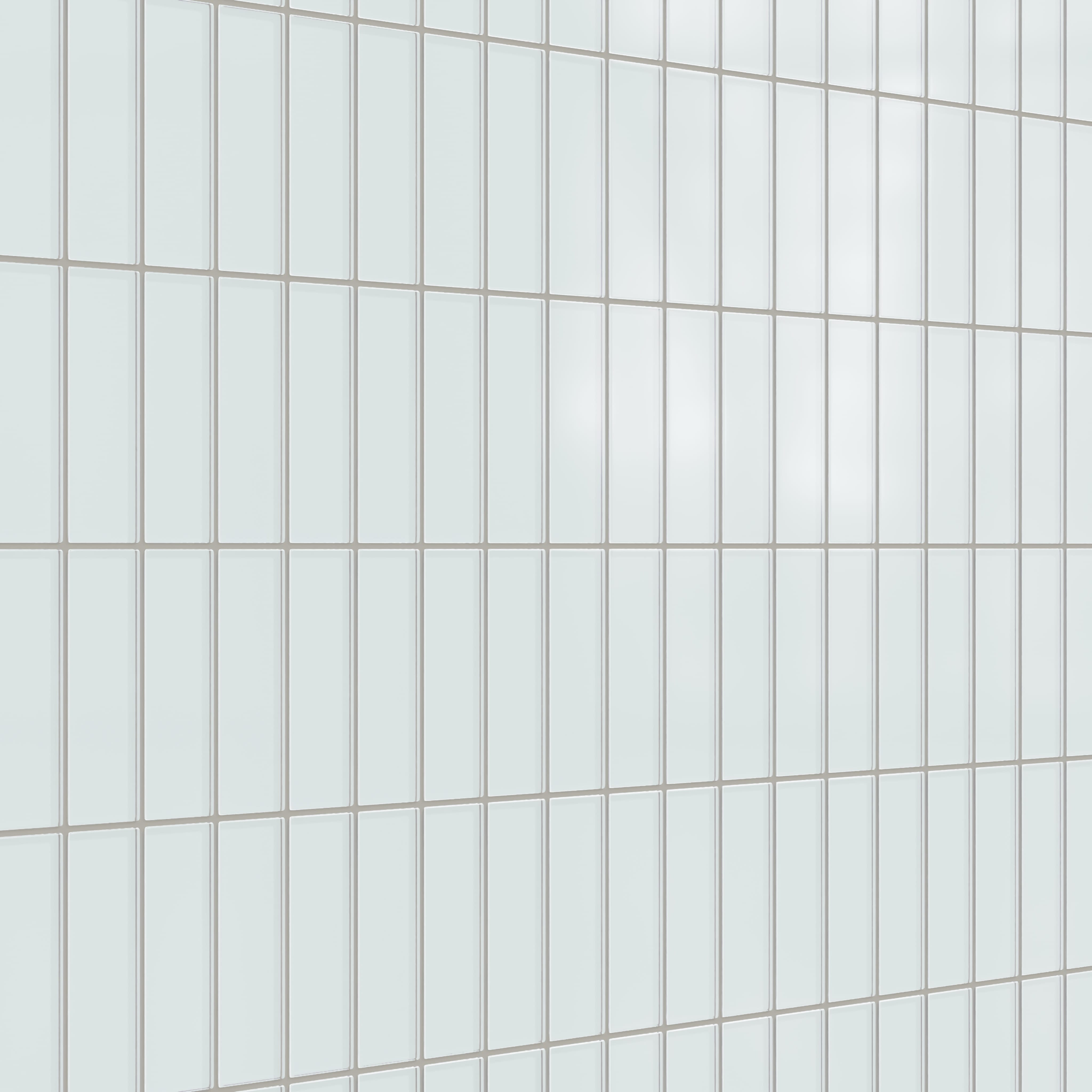 Quick Ship 2x6 Glass Tile in Warbler Matte