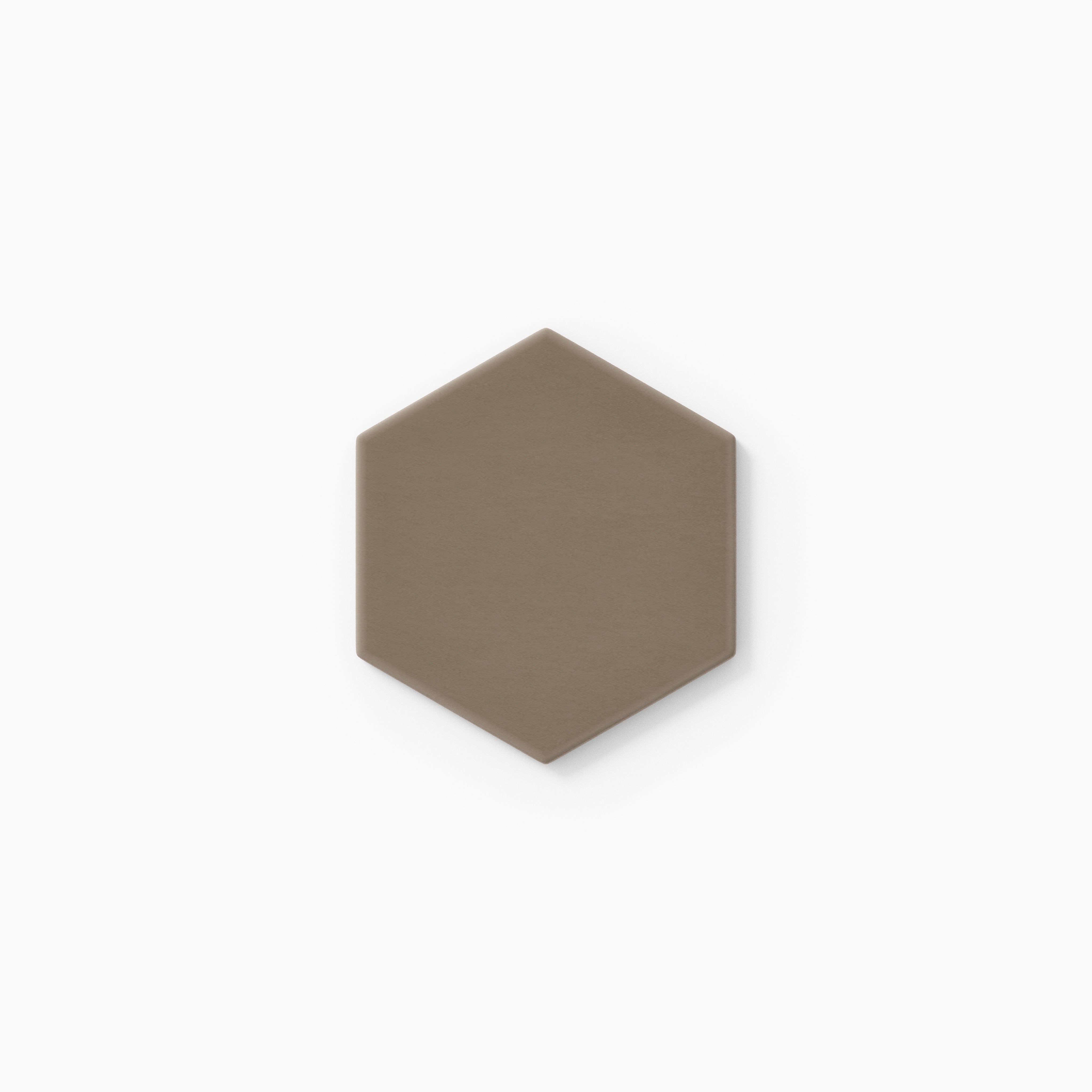 4" Hexagon Original Ceramic Tile in Cardamom Matte
