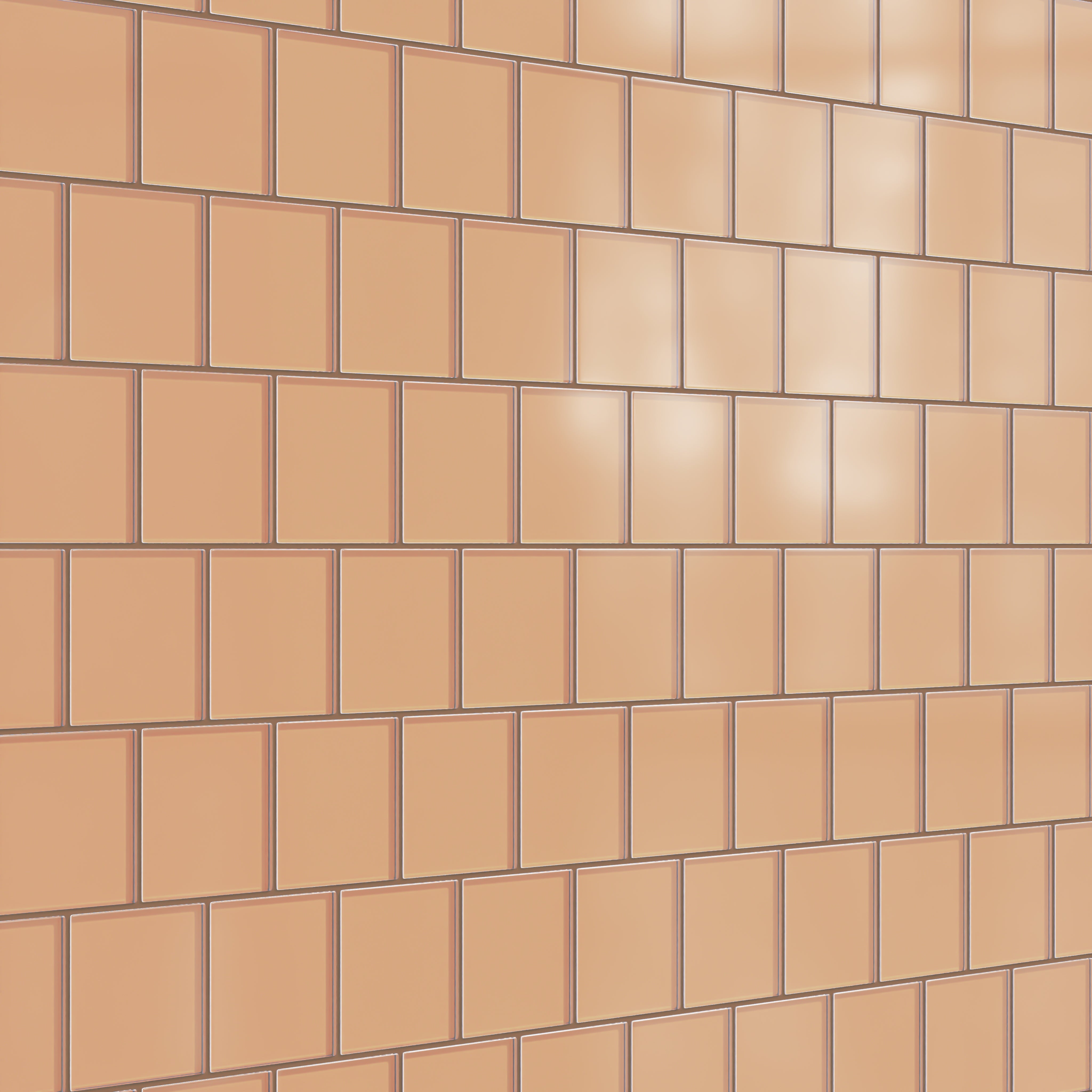 4x4 Glass Tile in Carolina Wren Matte