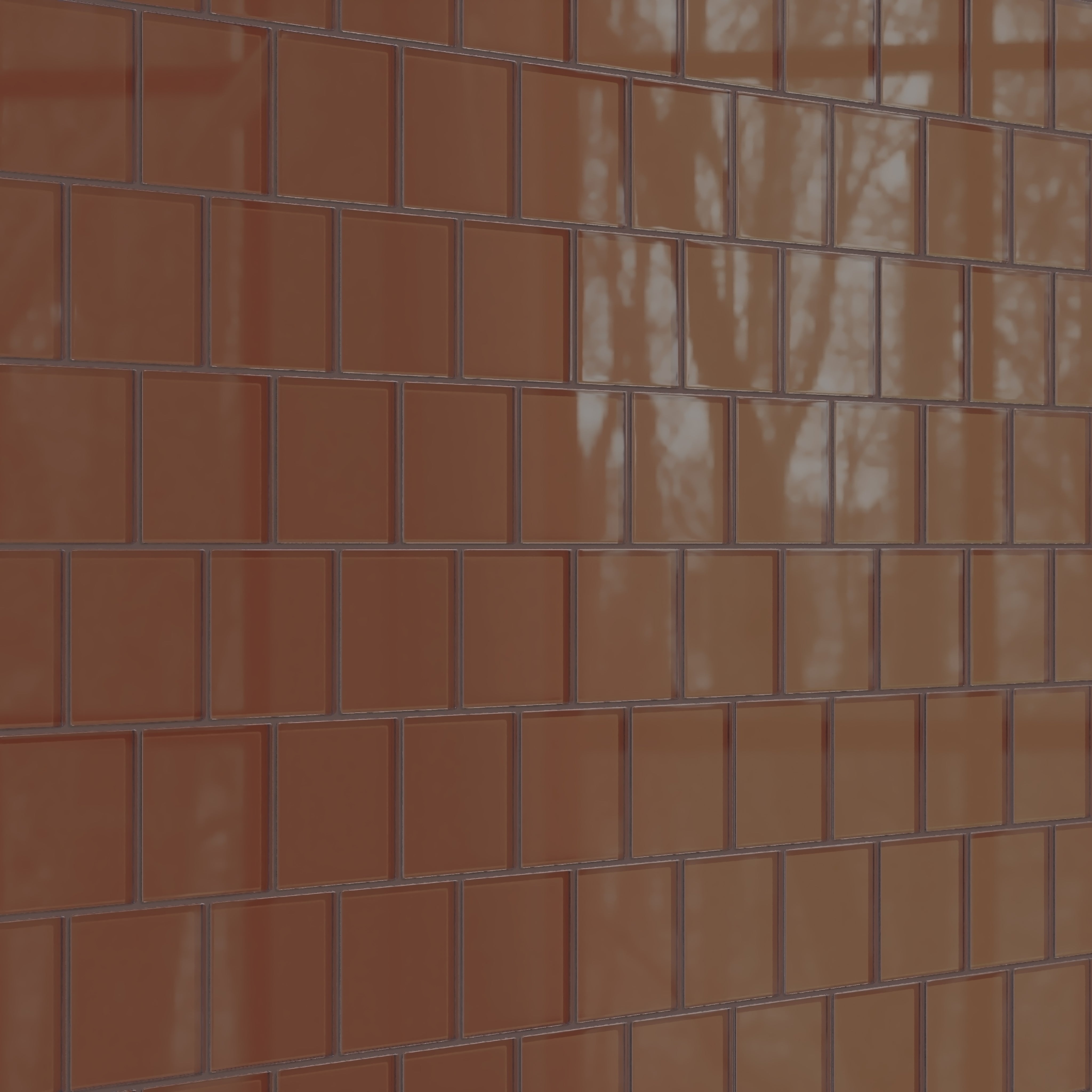 4x4 Glass Tile in Kestrel Gloss