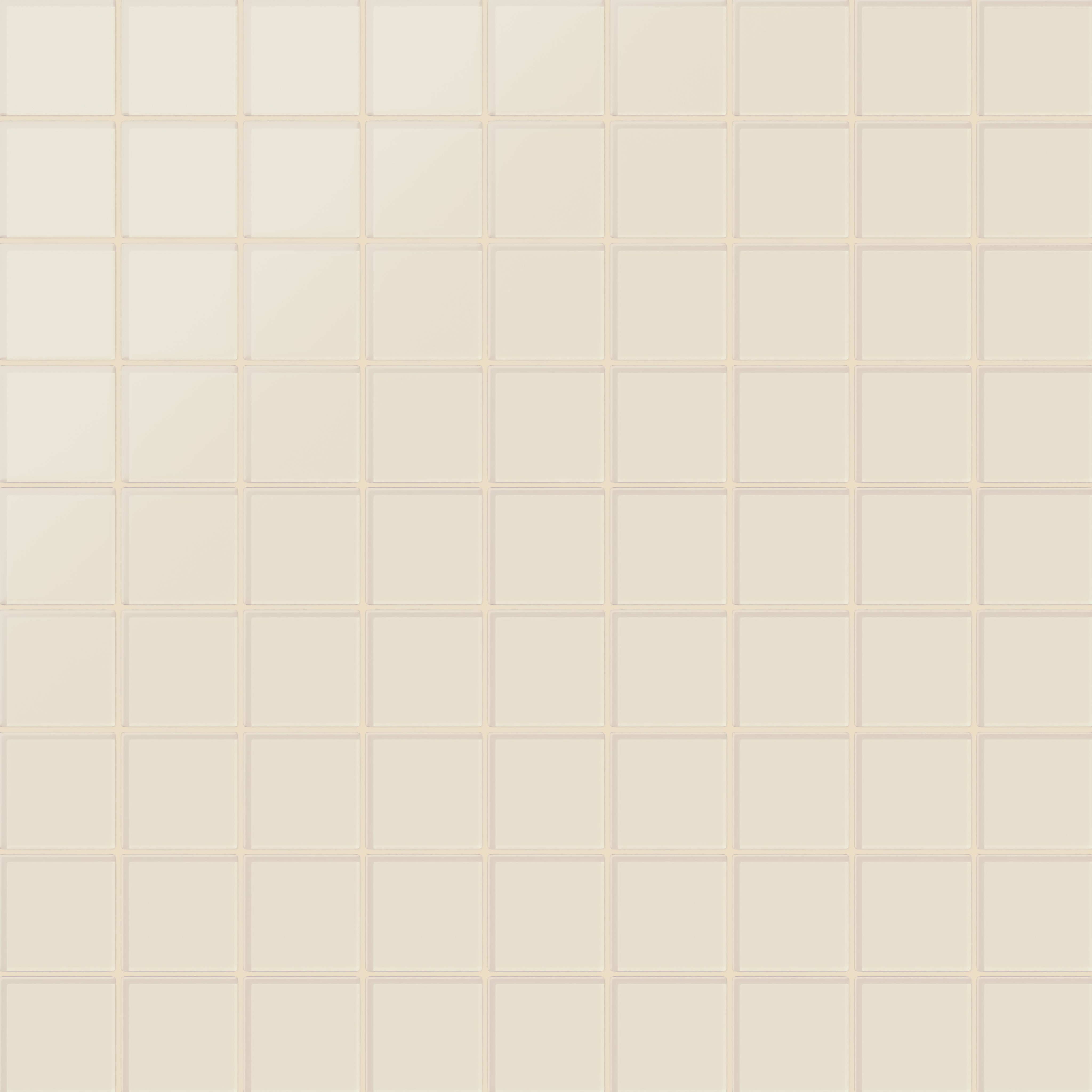 3x3 Straight Set Sheeted Glass Mosaic Tile in Sparrow Matte
