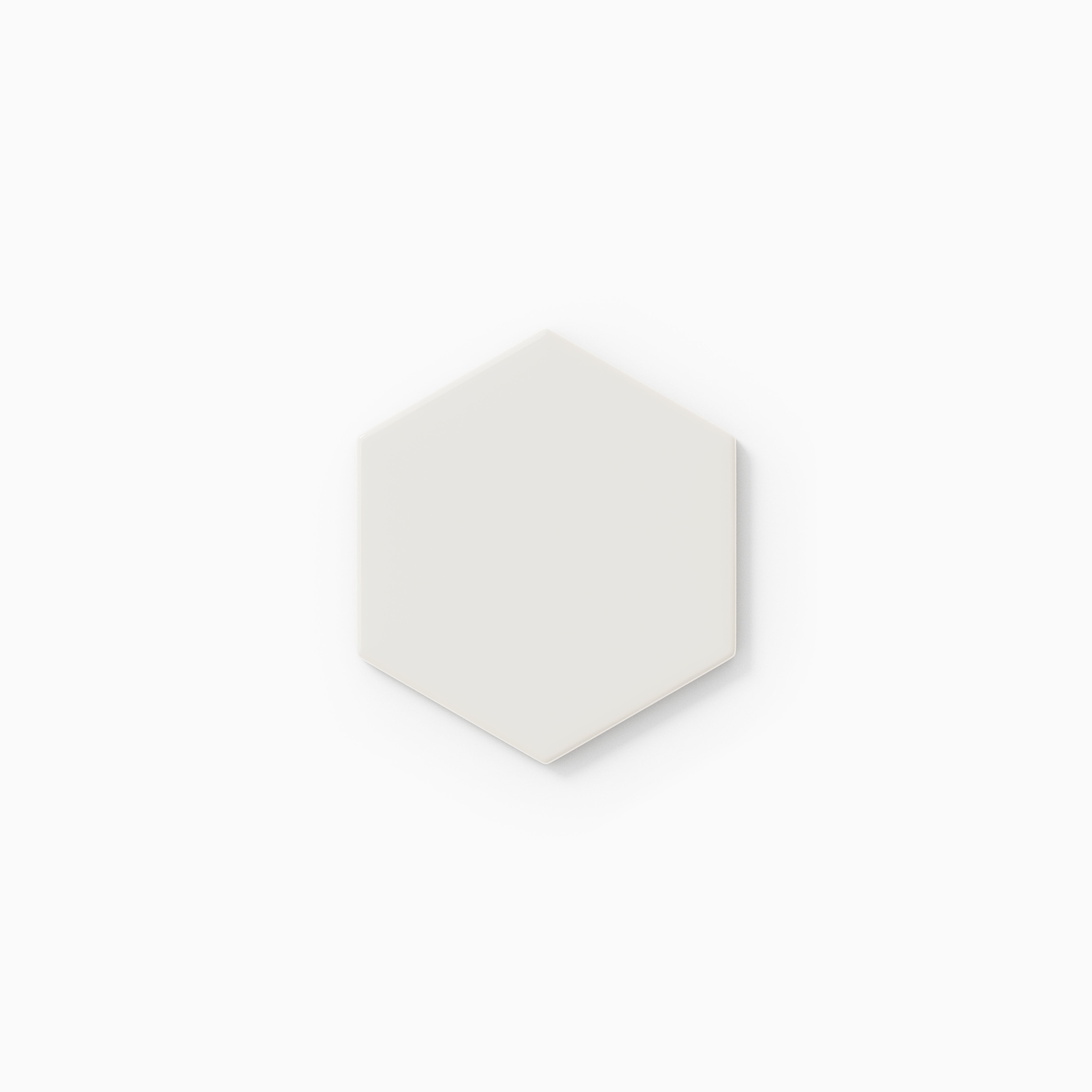 Quick Ship 4" Hexagon Original Ceramic Tile in Feldspar Gloss