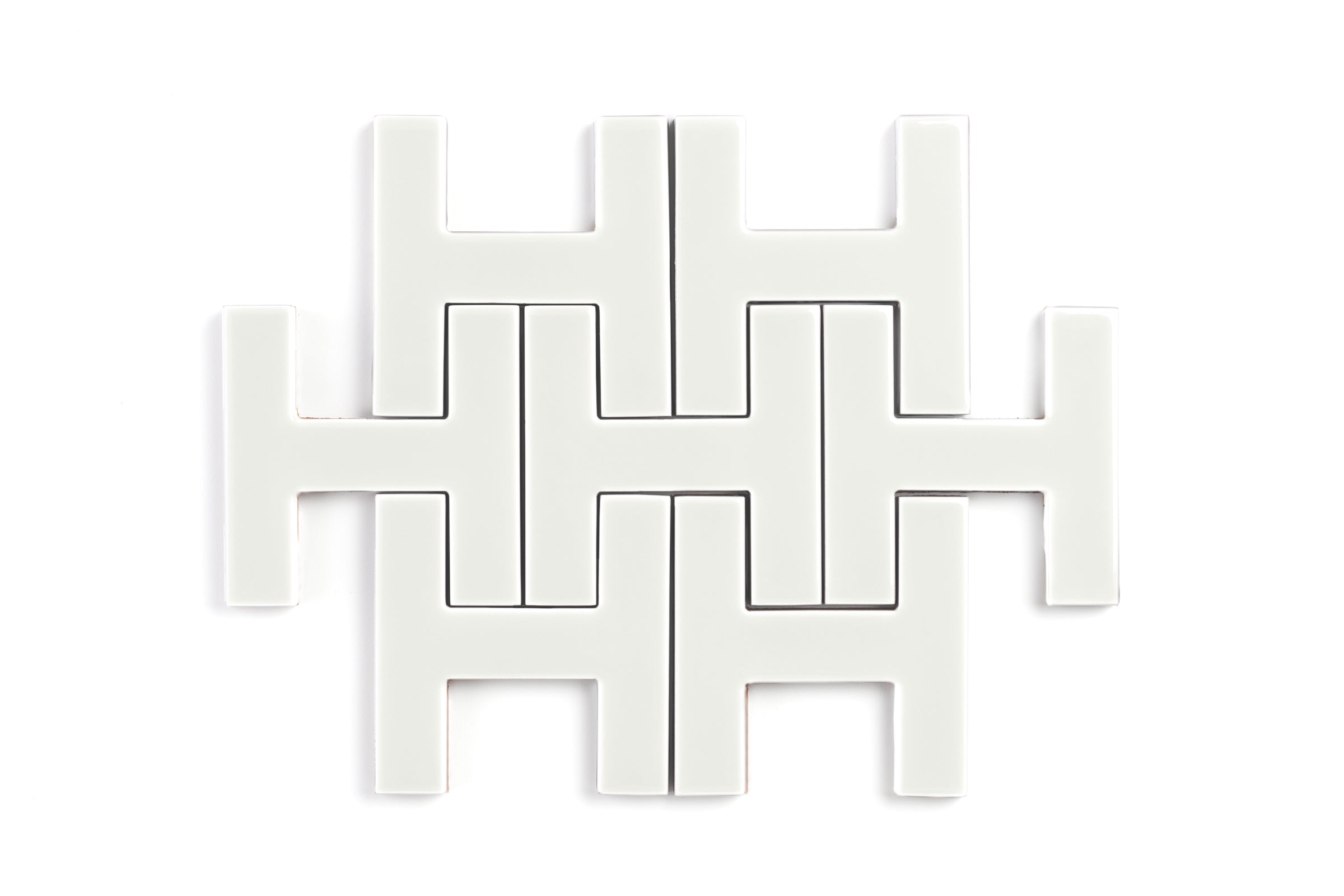 Chaine Homme Original Ceramic Tile in Limewash Gloss