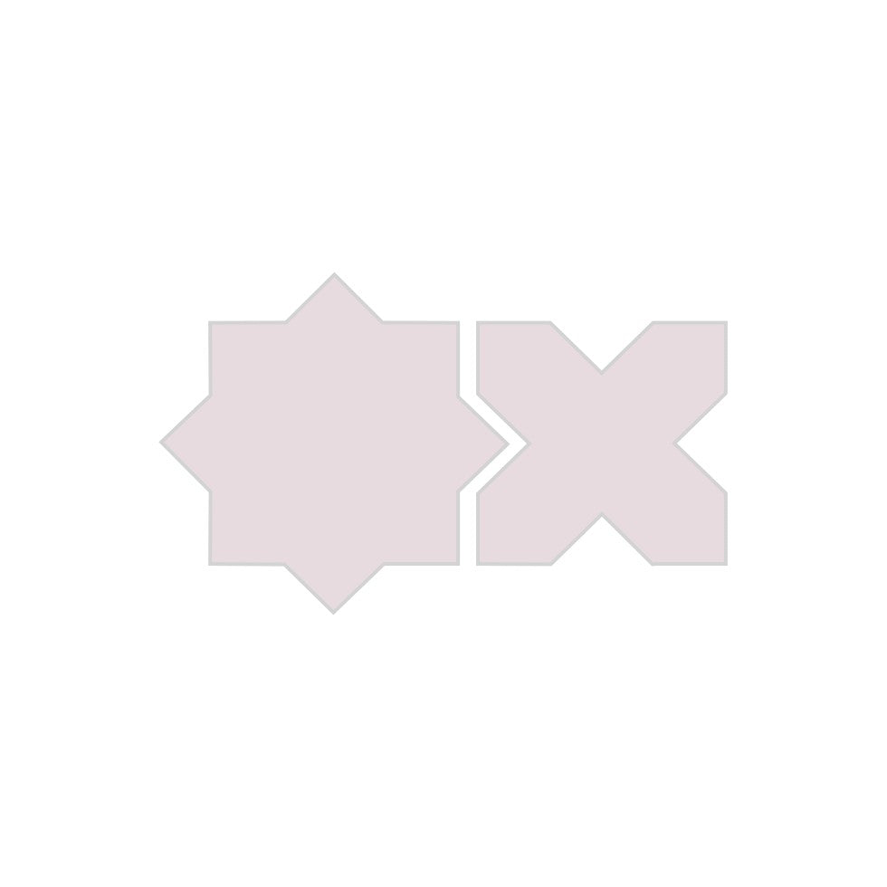 Star & Cross Original Ceramic Tile in Evening Glow Matte