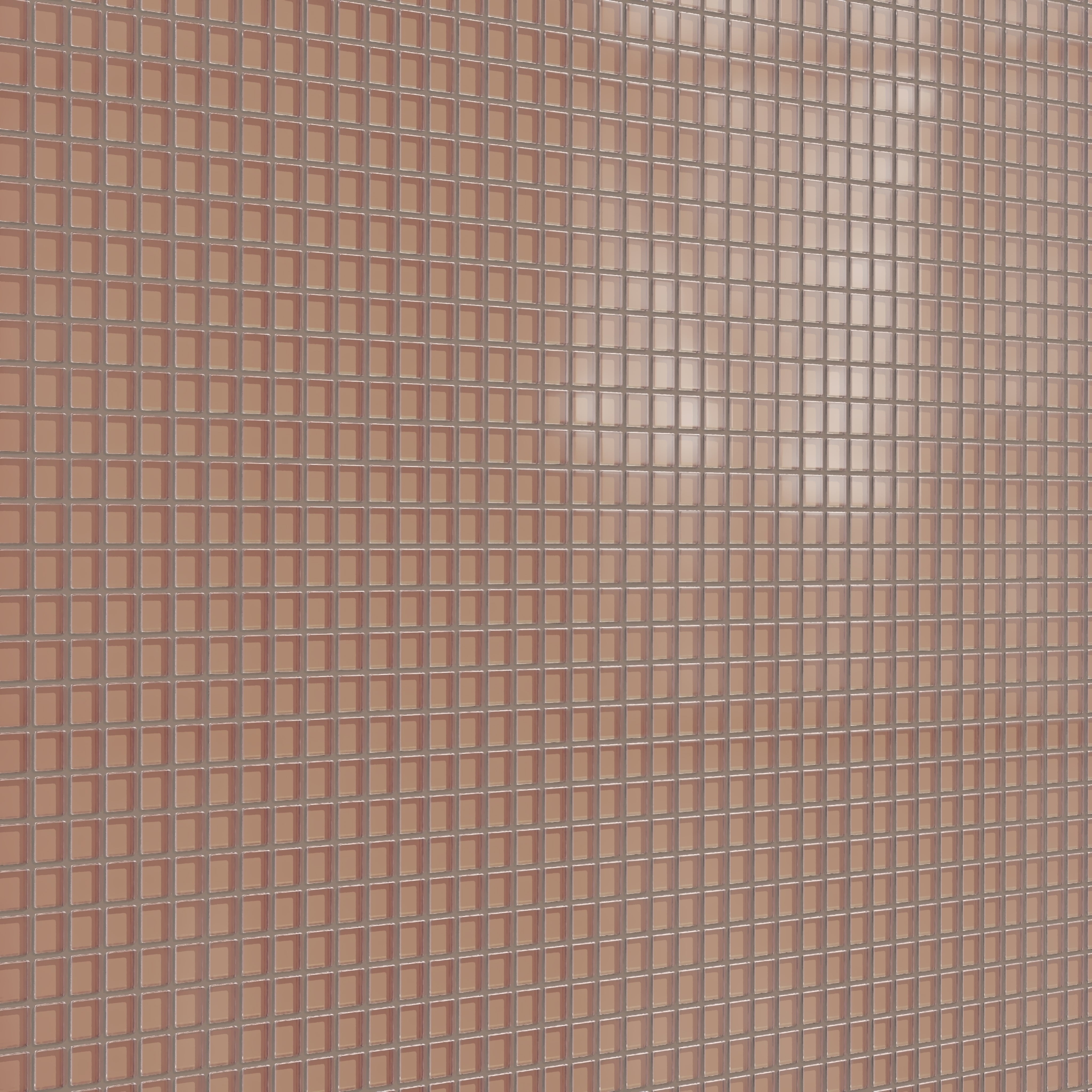 1x1 Straight Set Sheeted Glass Mosaic Tile in Sora Matte